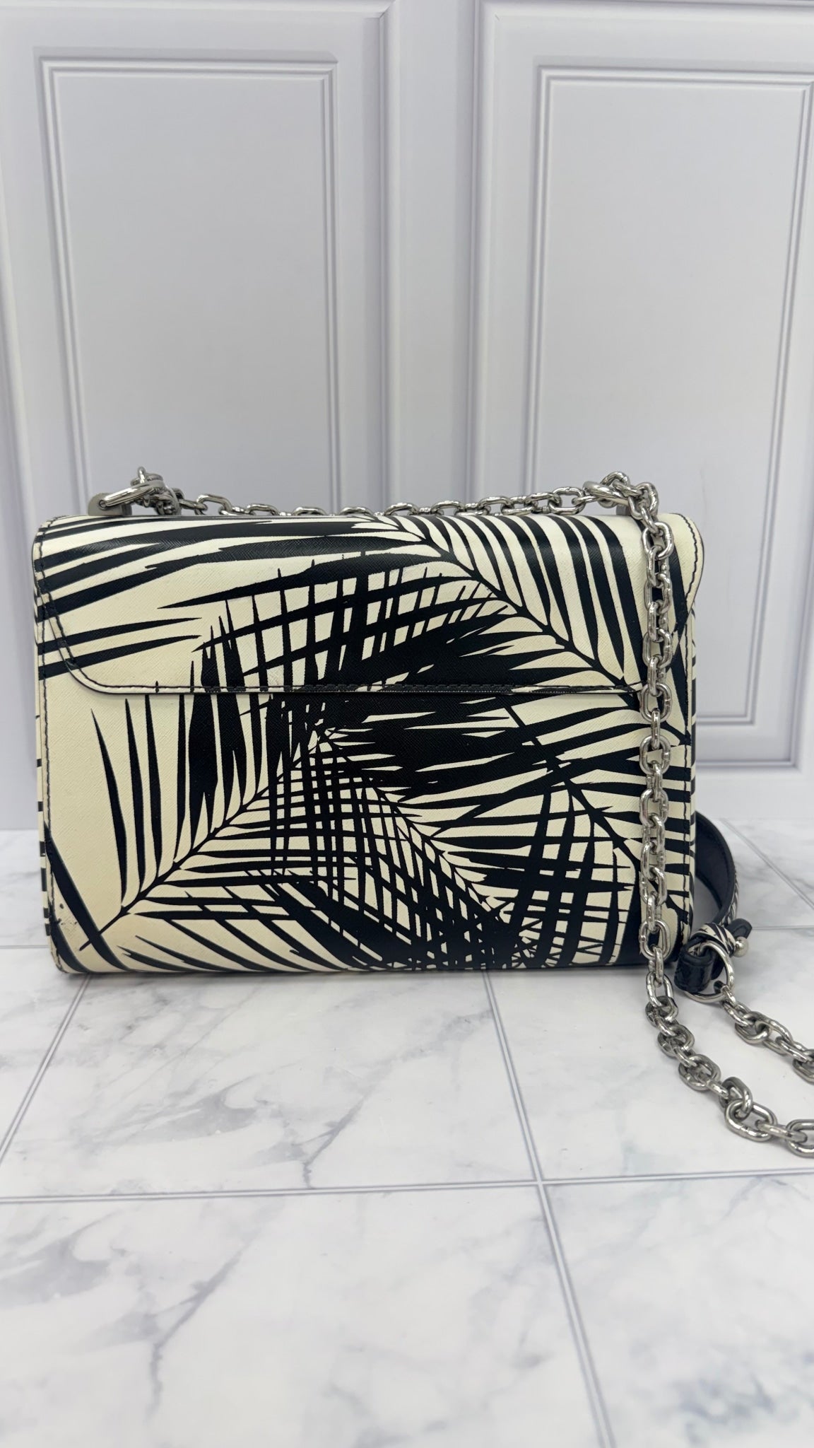 Louis Vuitton Black And Red Canvas Infrarouge Twist MM Shoulder Bag 