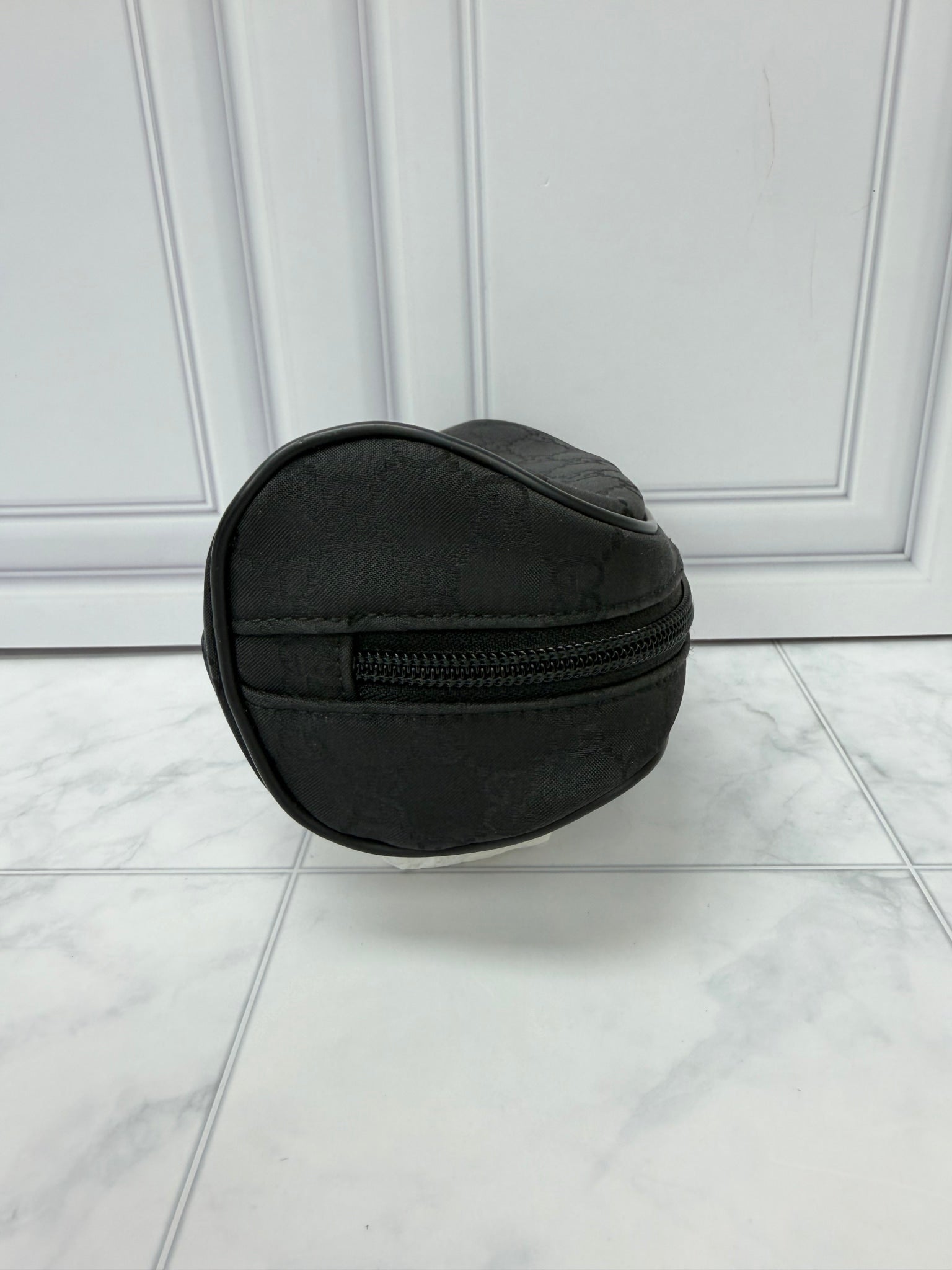 Gucci Black GG Canvas Cosmetic Pouch
