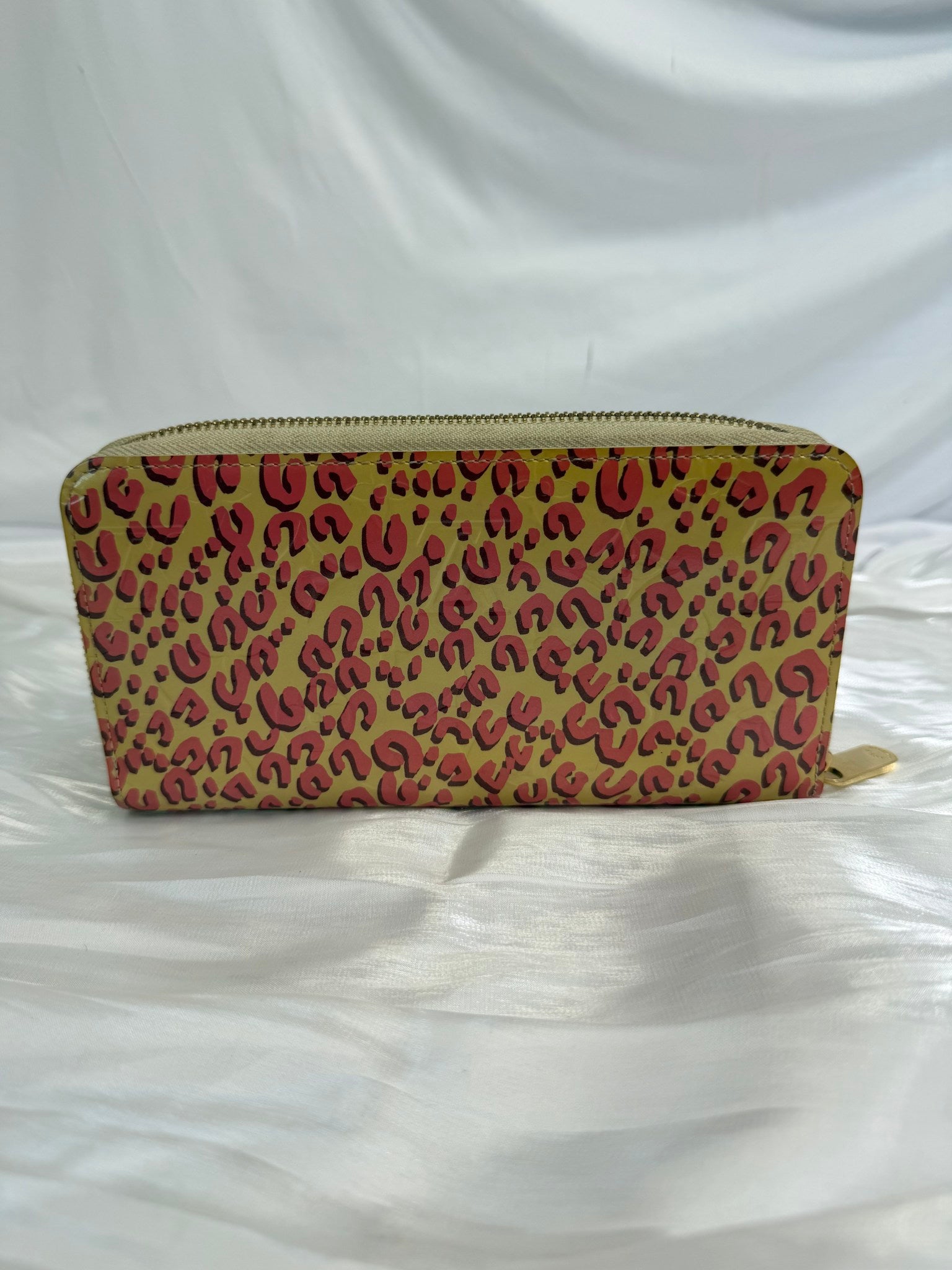 Louis Vuitton Vernis Limited Edition Blanc Corail Zippy Long Wallet