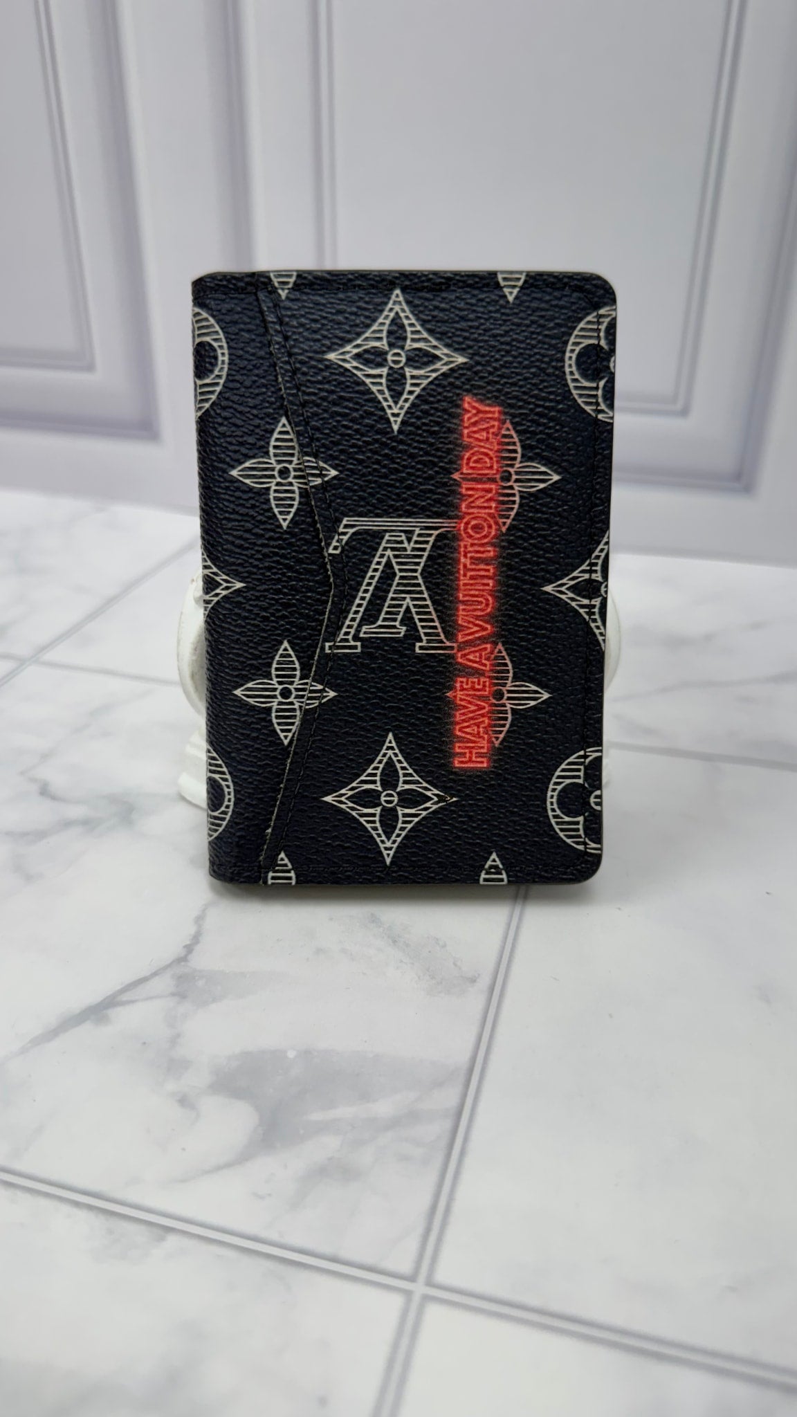 Louis Vuitton Monogram Ink Upside Down Pocket Organizer