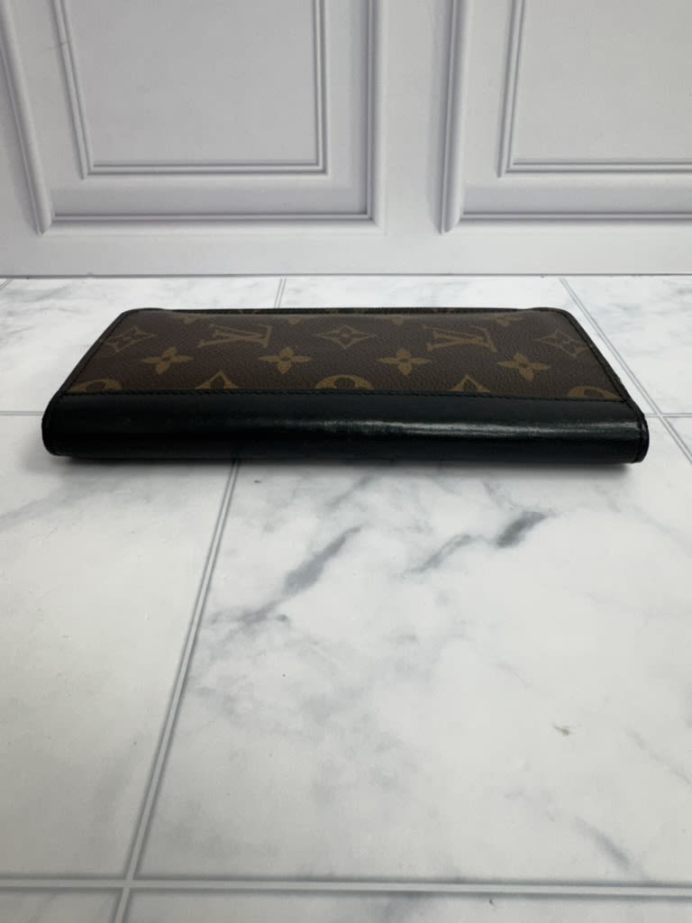 Louis Vuitton Monogram Macassar Tanon Long Wallet