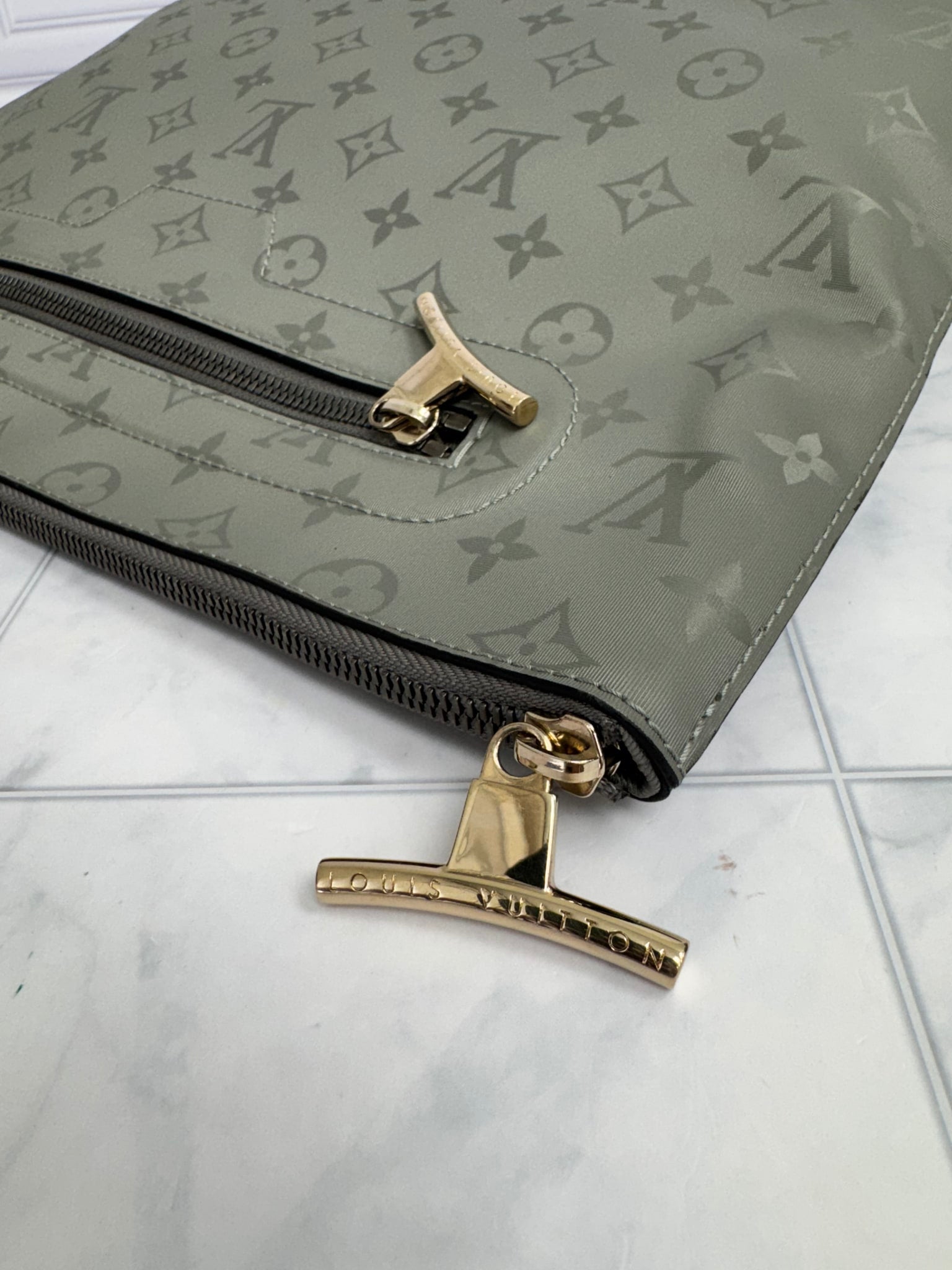 Louis Vuitton Titanium Monogram Cosmos Pochette