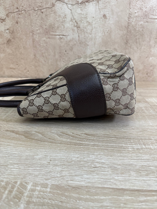 Gucci GG Brown Canvas Tote Bag