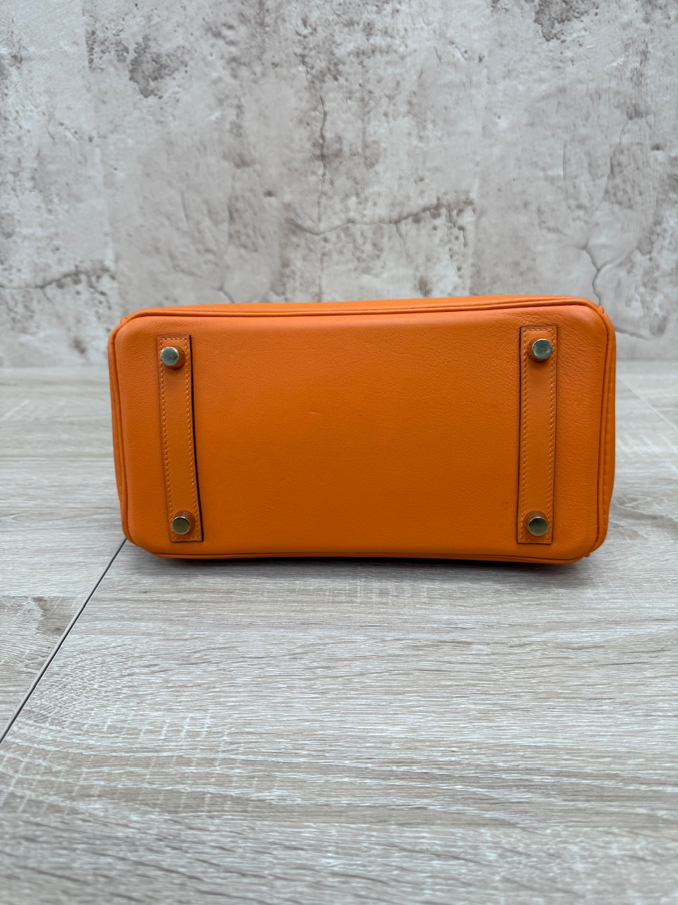 Hermes Orange Swift Leather Birkin 25