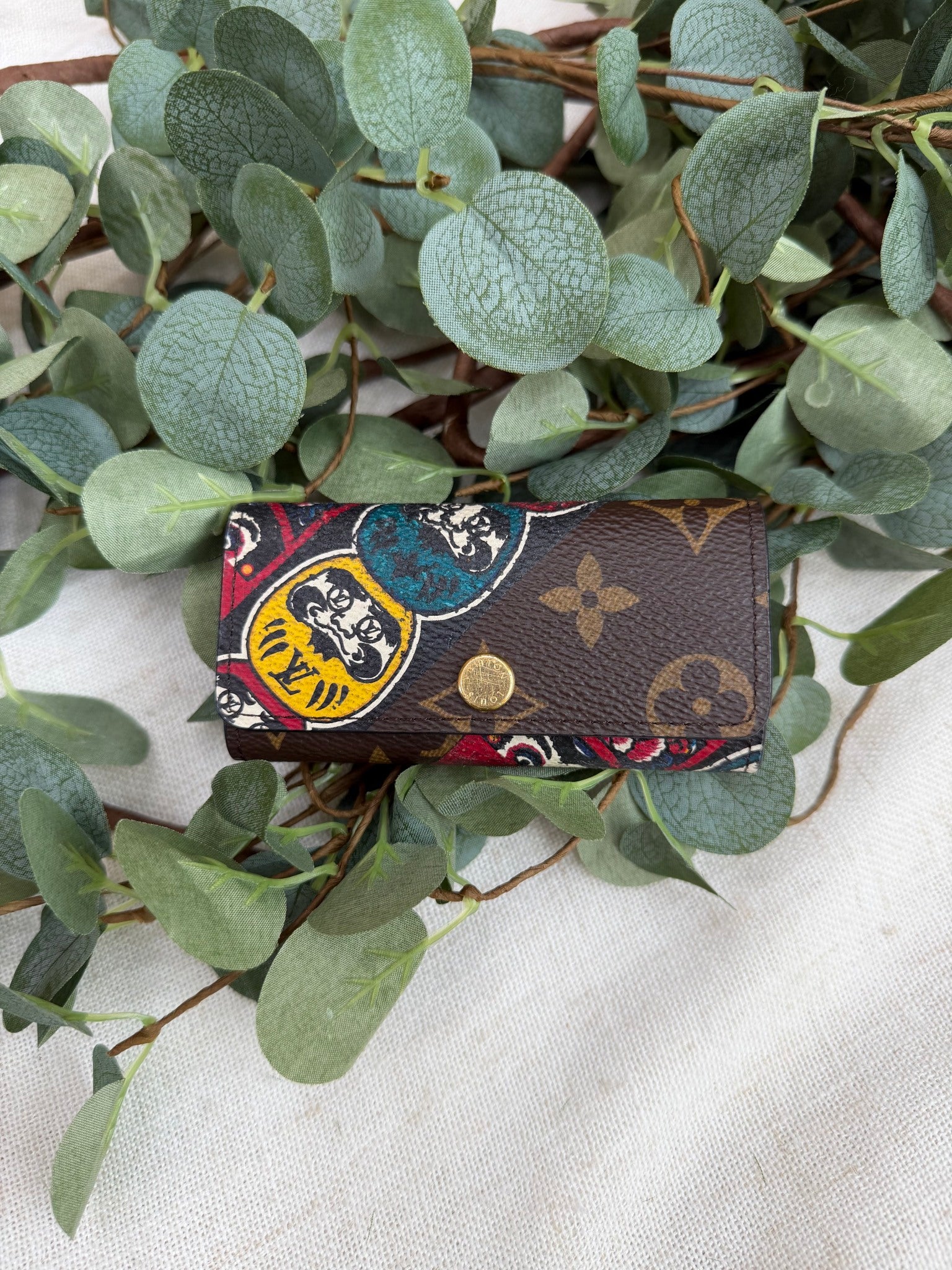 Louis Vuitton x Kabuki Monogram 4 Key Ring Case