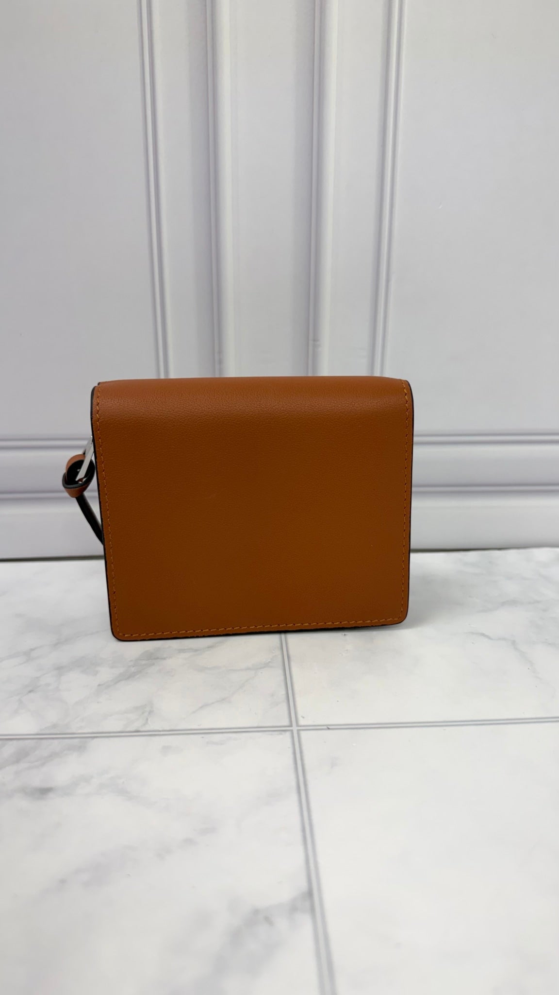 BRAND NEW - Loewe x Studio Ghibli Brown Leather Compact Wallet 