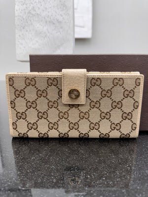 Gucci GG Canvas Long Wallet