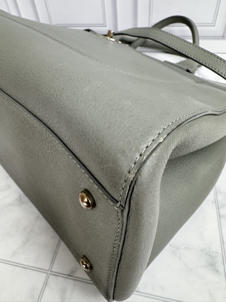 Chanel Grey Grained Leather Neo Executive Tote 2Way Bag