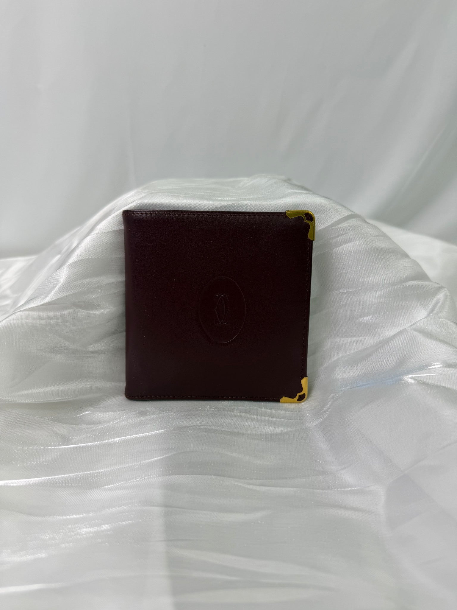 Cartier Bordeaux Leather Bifold Wallet