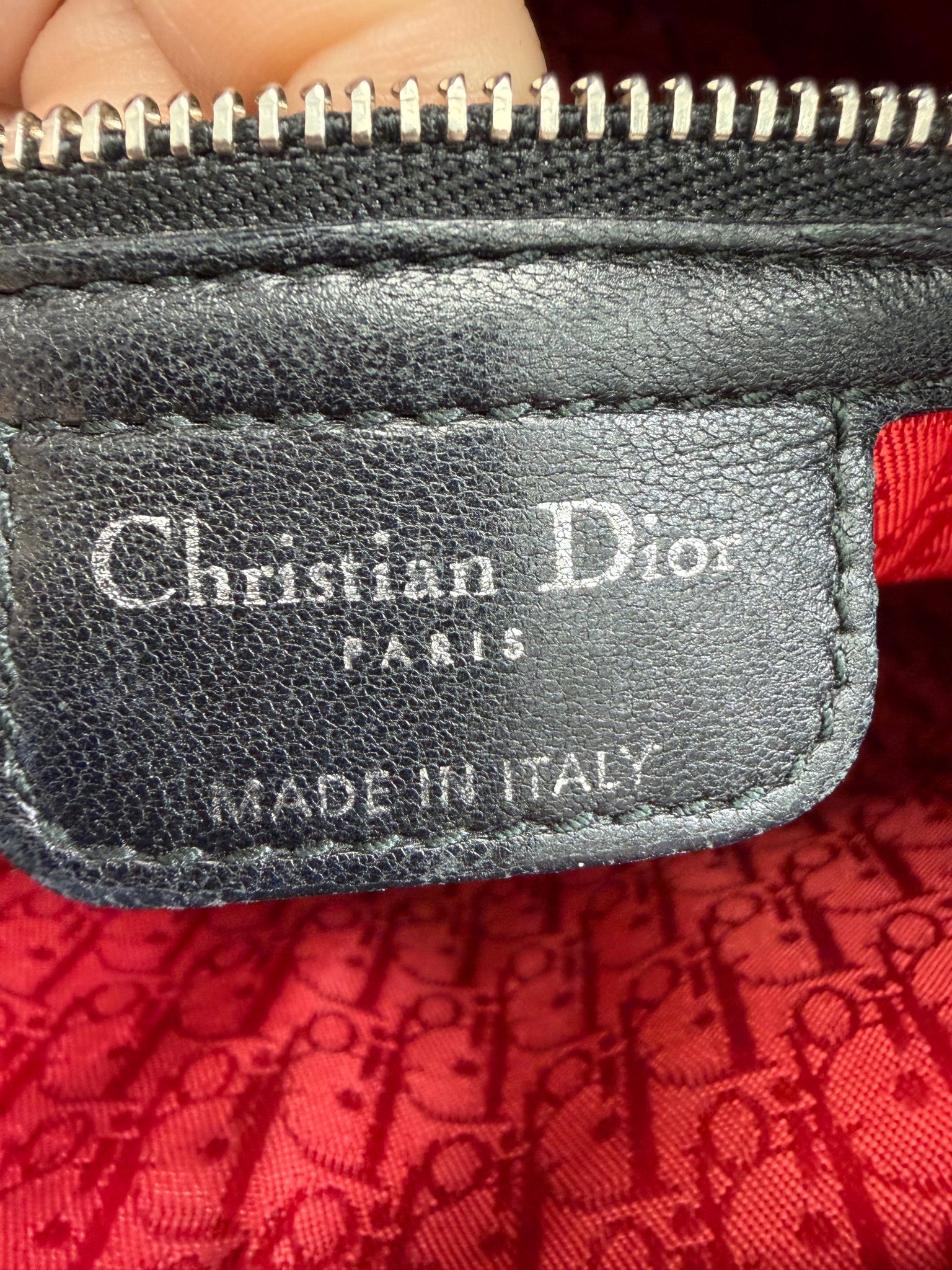Christian Dior Black Cannage Lambskin Large Lady Dior