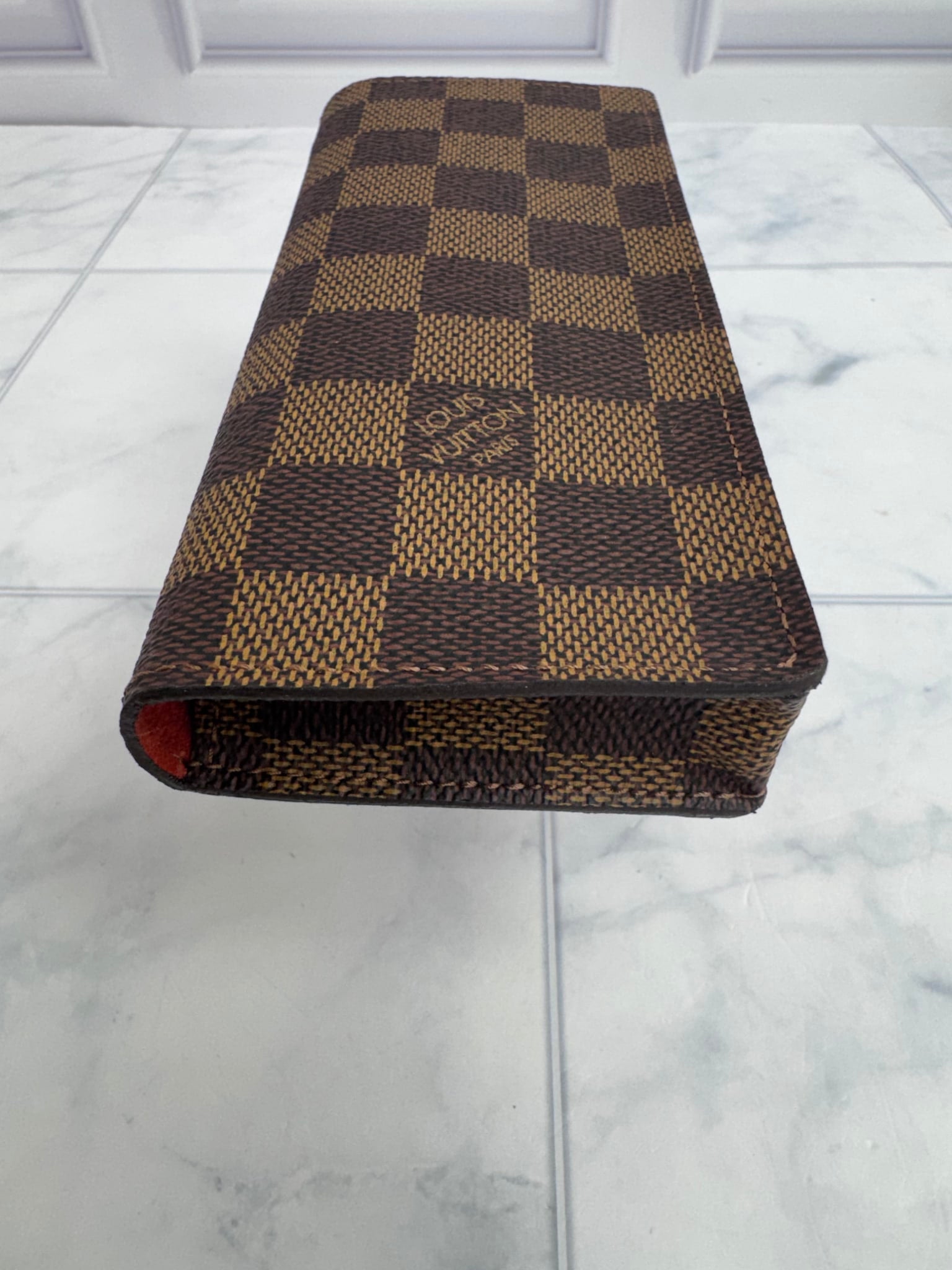 LIKE NEW - Louis Vuitton Damier Ebene Glasses Case