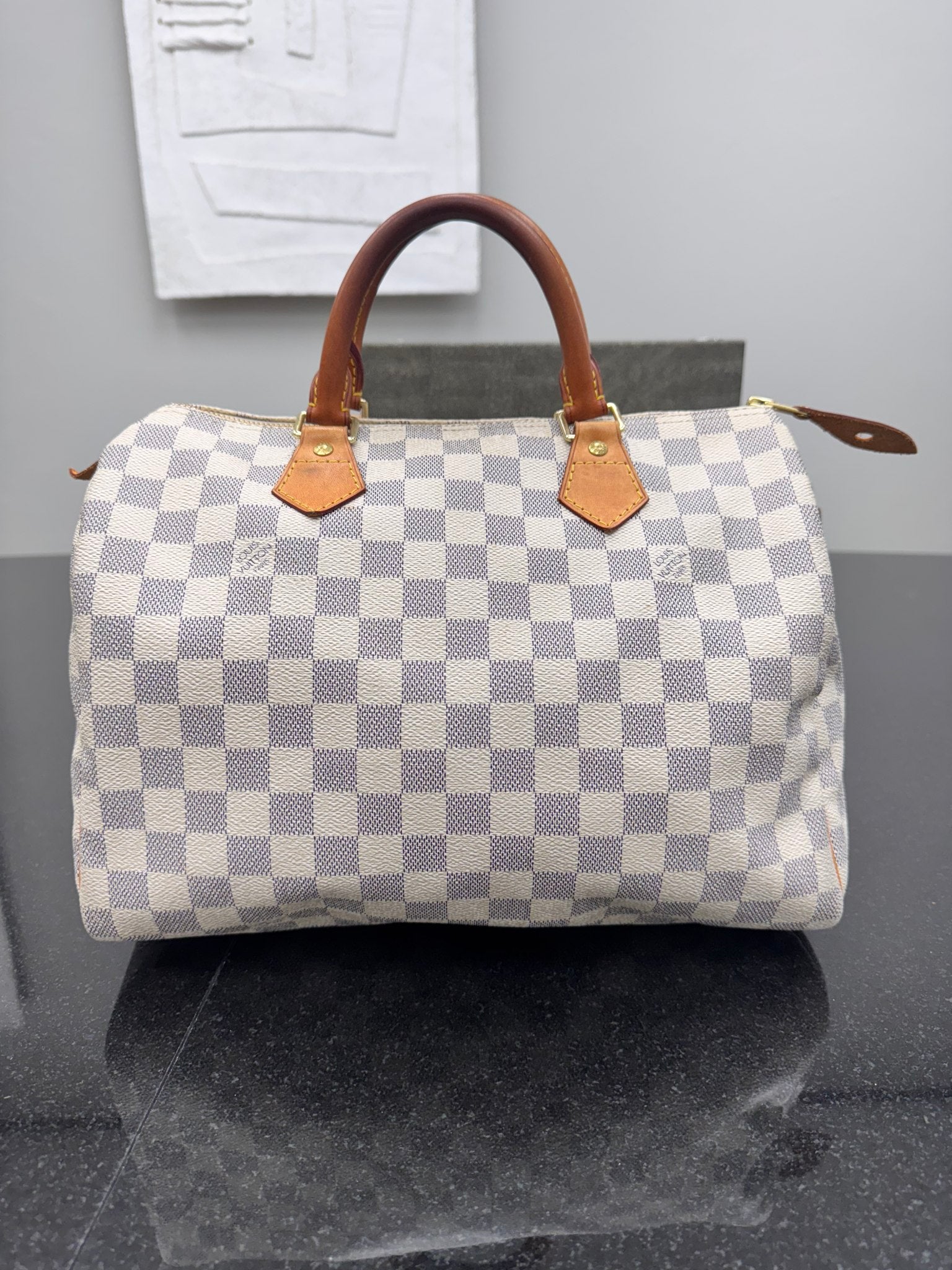 Louis Vuitton Damier Azure Speedy 30 Bandouliere