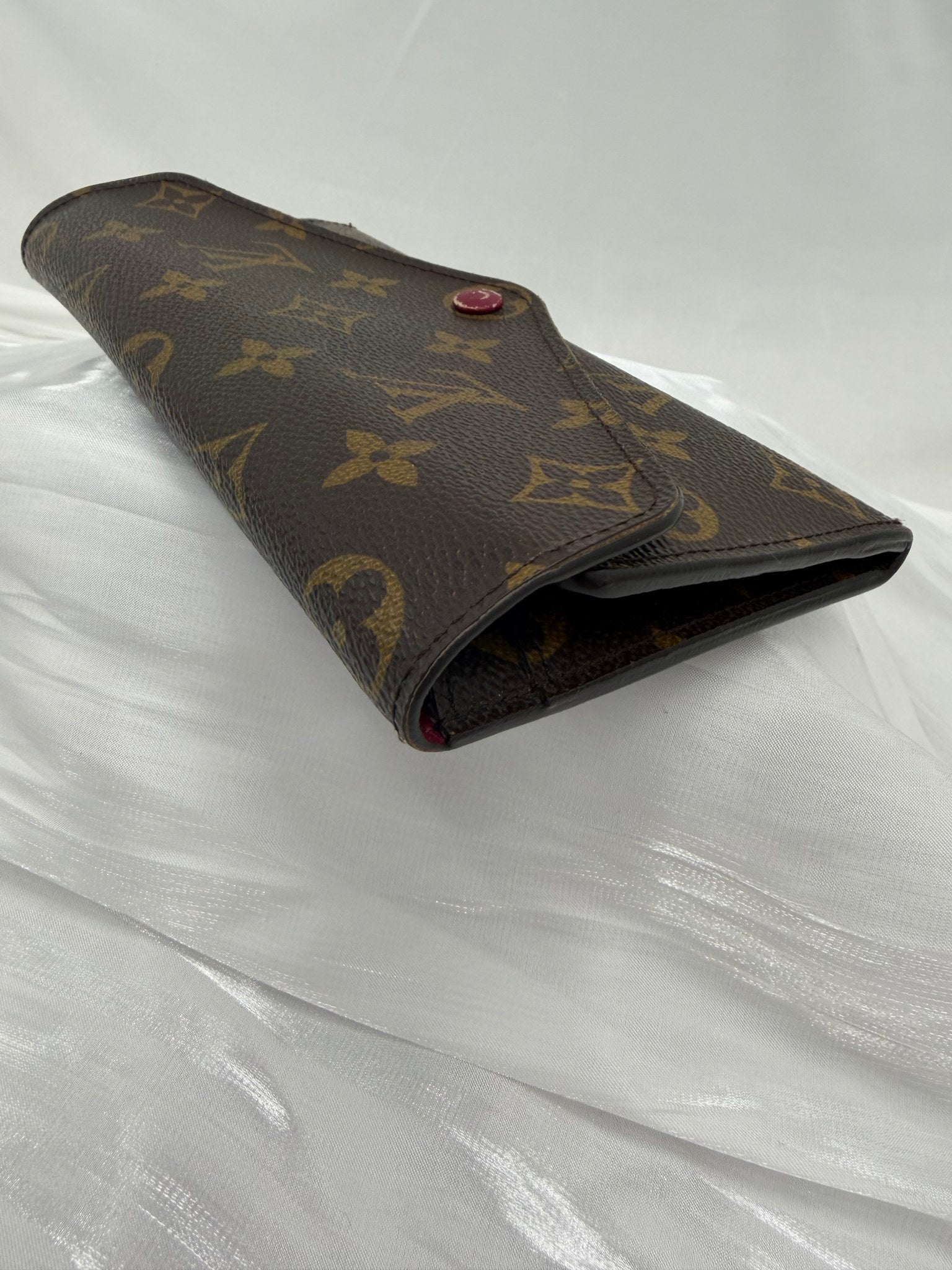 Louis Vuitton Monogram & Fuchsia Josephine Wallet