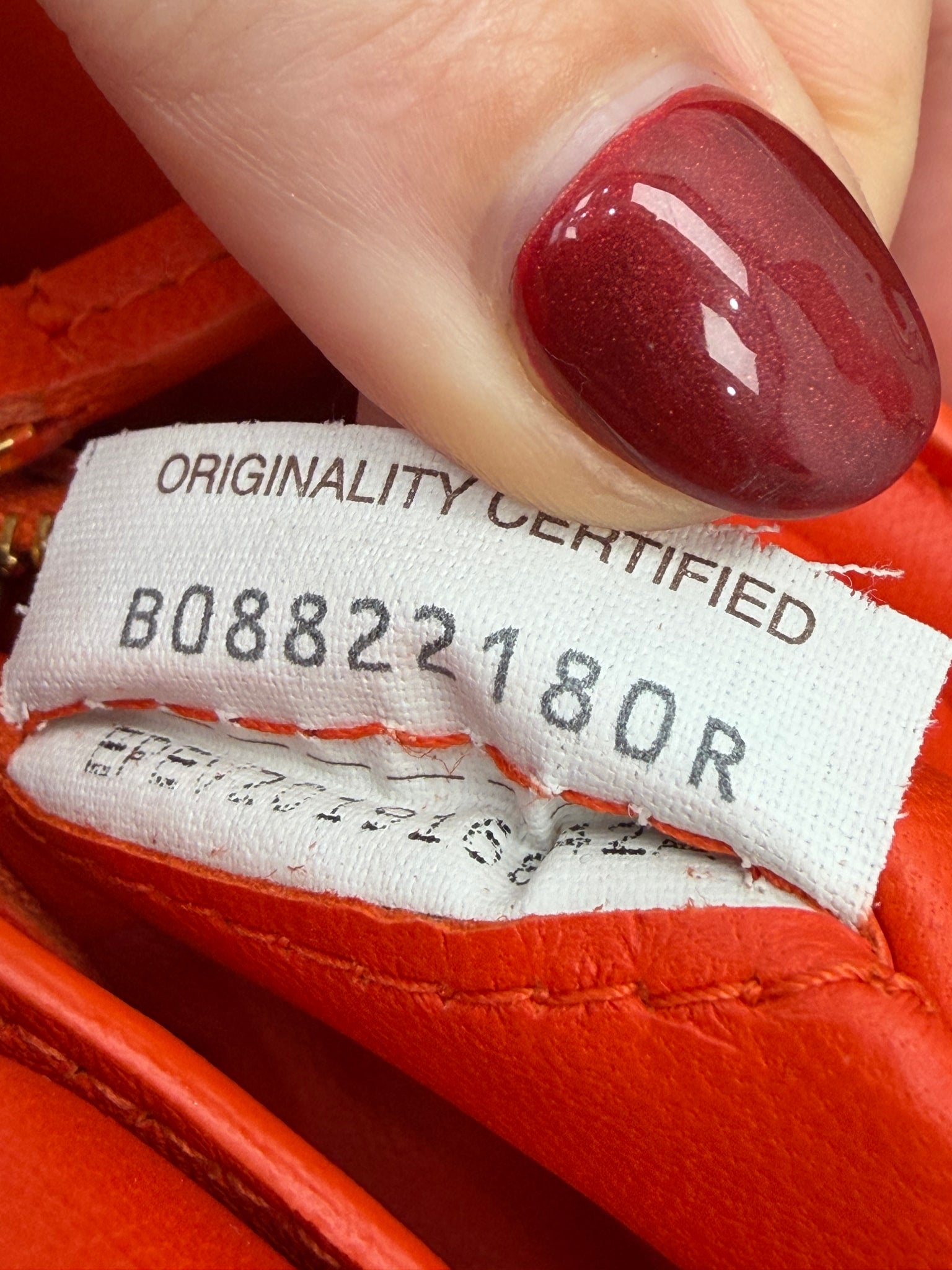 Bottega Veneta Orange Nappa Maxi Intreccio Padded Cassette Crossbody Bag