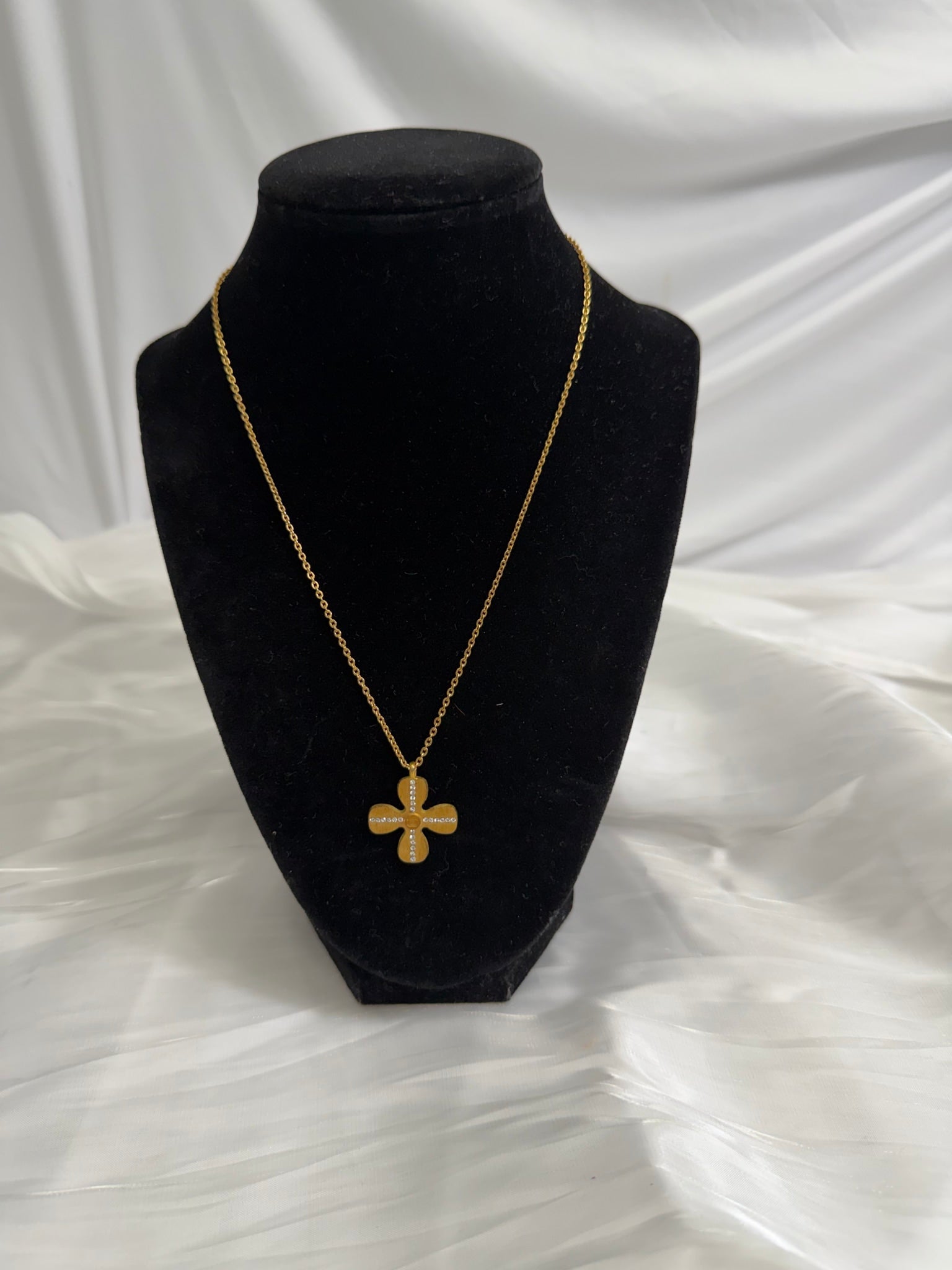 Chanel Clover Gold Necklace