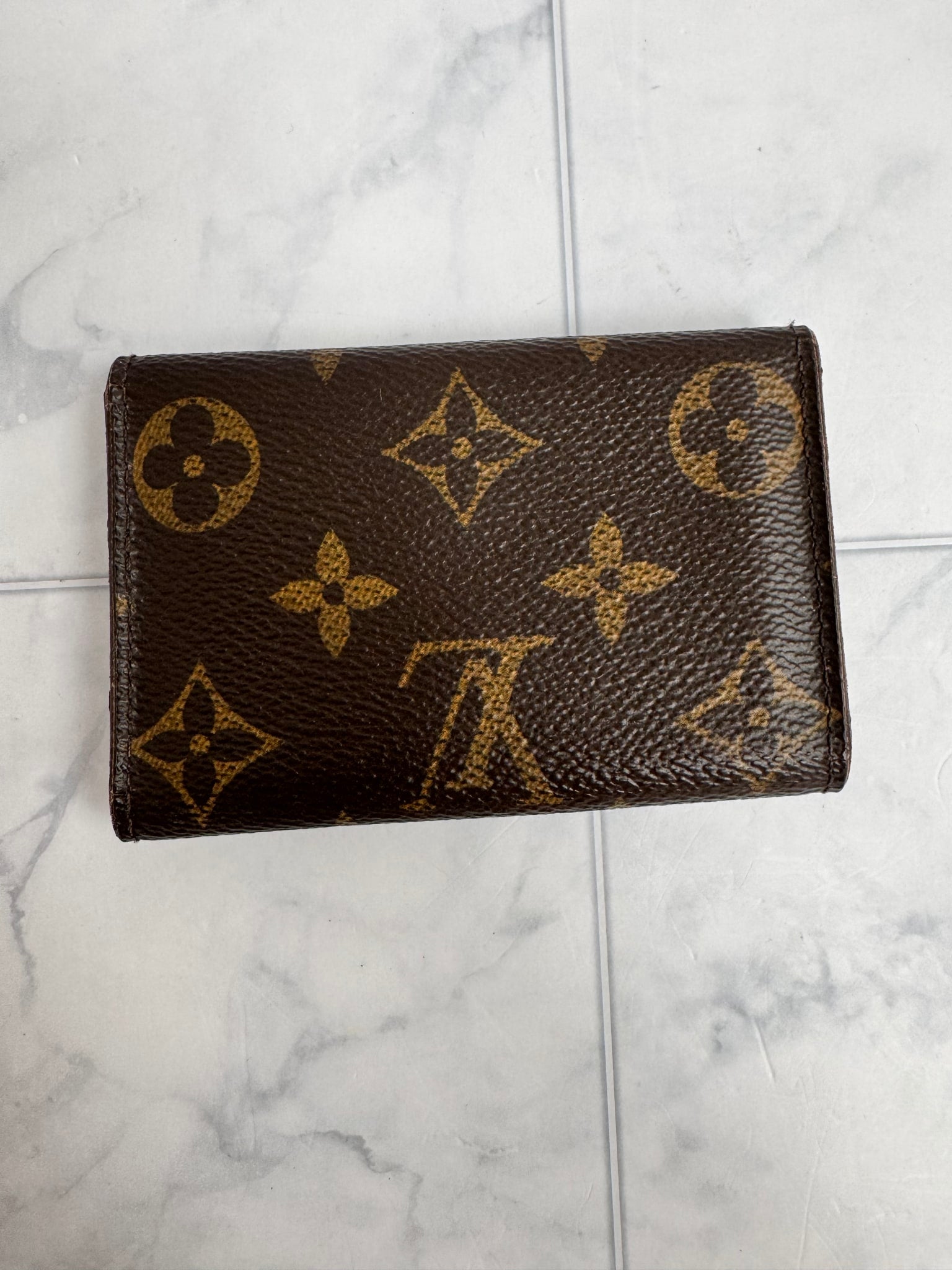 Louis Vuitton Monogram And Fuchsia 6 Key Holder