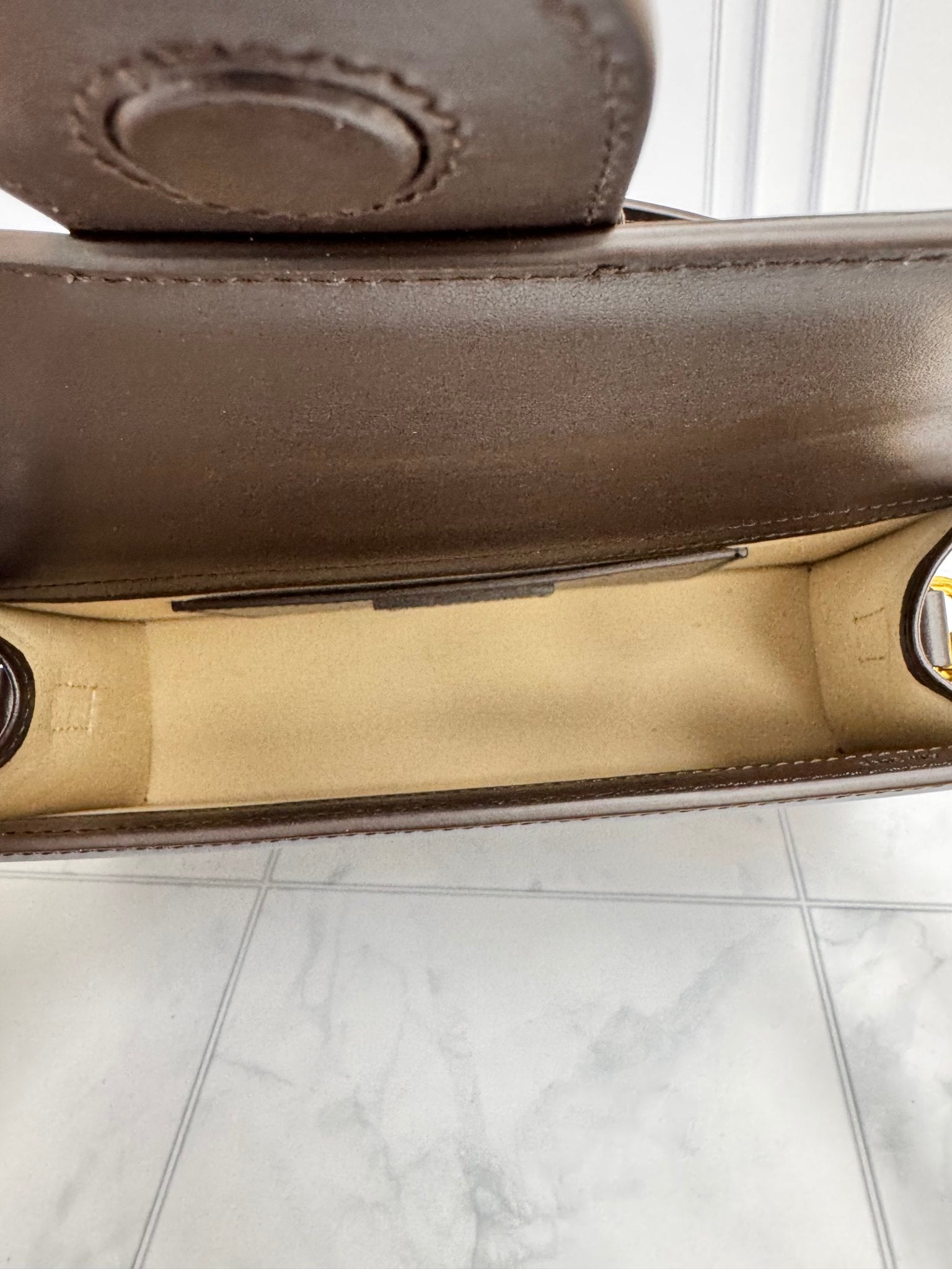 BRAND NEW - Jacquemus Midnight Brown Leather Le Grand Bambino Handbag 2Way Handbag