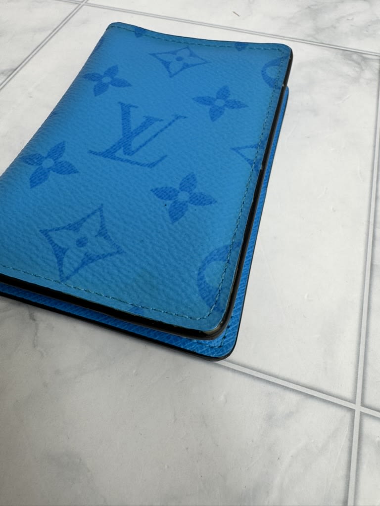 Louis Vuitton Lagoon Blue Pocket Organizer