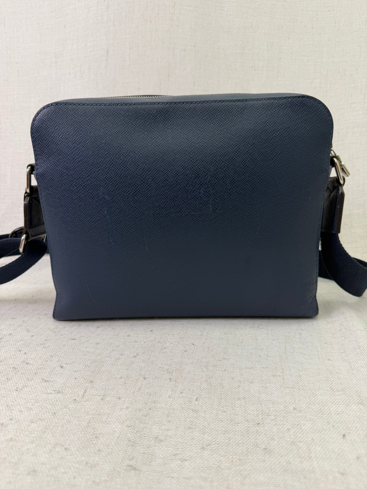 Louis Vuitton Navy Blue Anton Messenger Bag