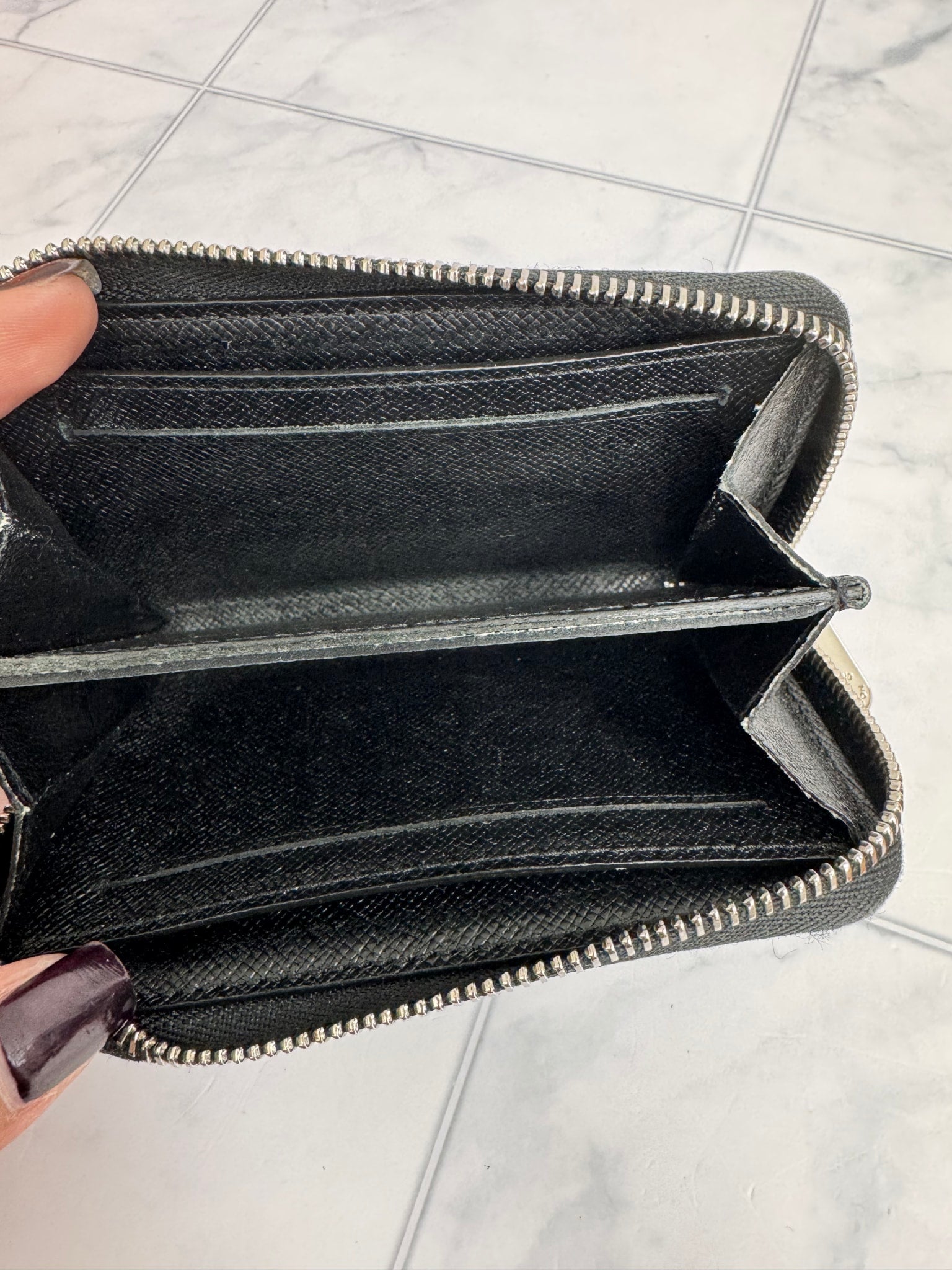 Louis Vuitton Damier Graphite Zippy Coin Purse