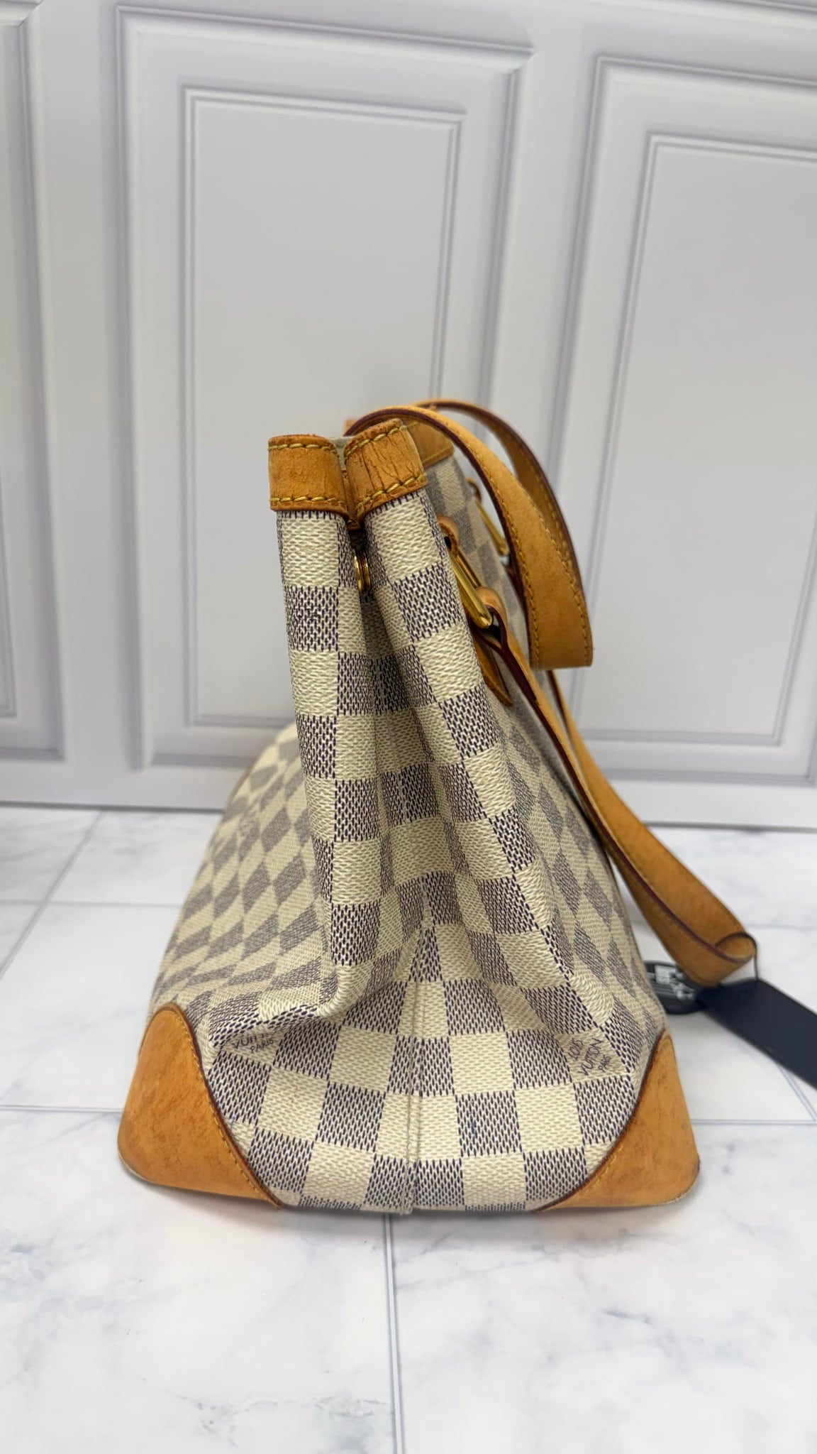Louis Vuitton Damier Azur Hampstead PM Tote Bag 