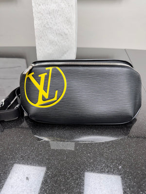 Louis Vuitton Black Epi LV Circle Bum Bag