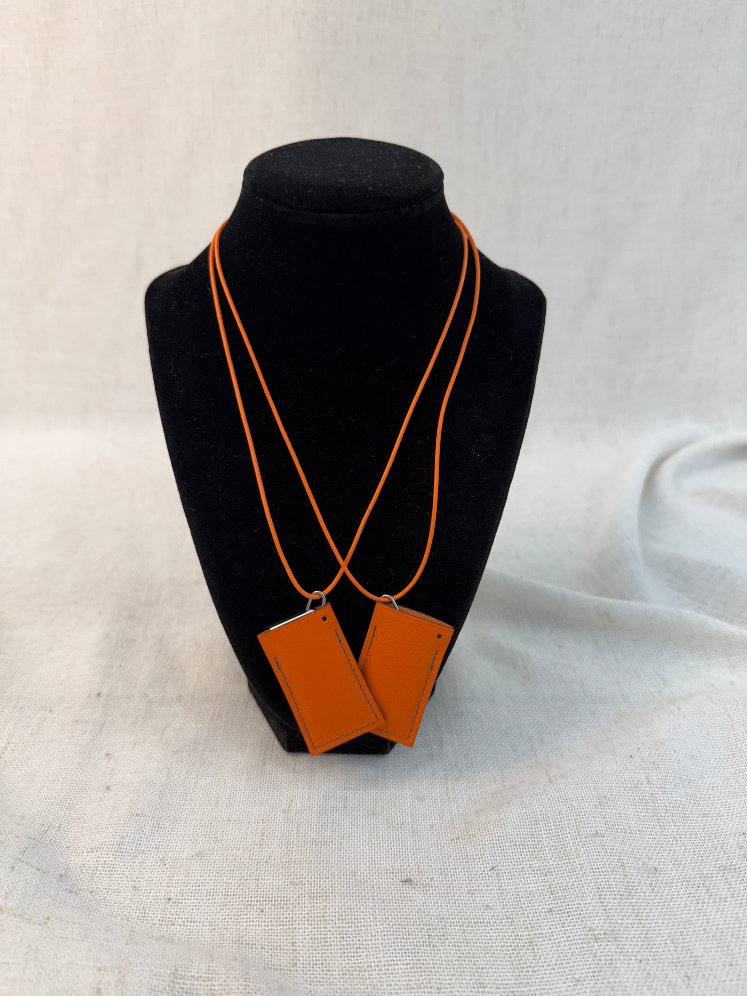 Hermes Silver H Symbole Pendant Necklace