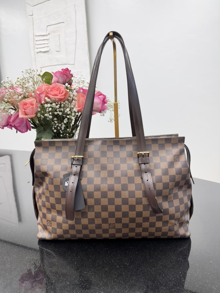 Louis Vuitton Damier Ebene Chelsea Tote Bag