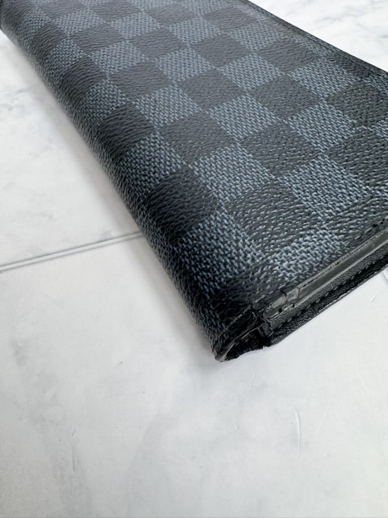 Louis Vuitton Damier Cobalt Brazza Long Wallet