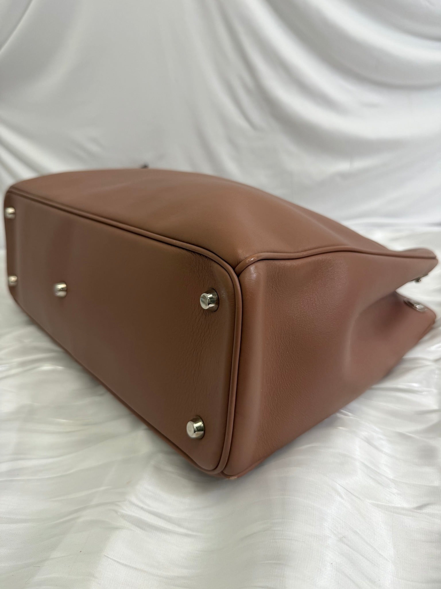 Christian Dior Dusty Rose Leather Diorissimo Large Tote Bag