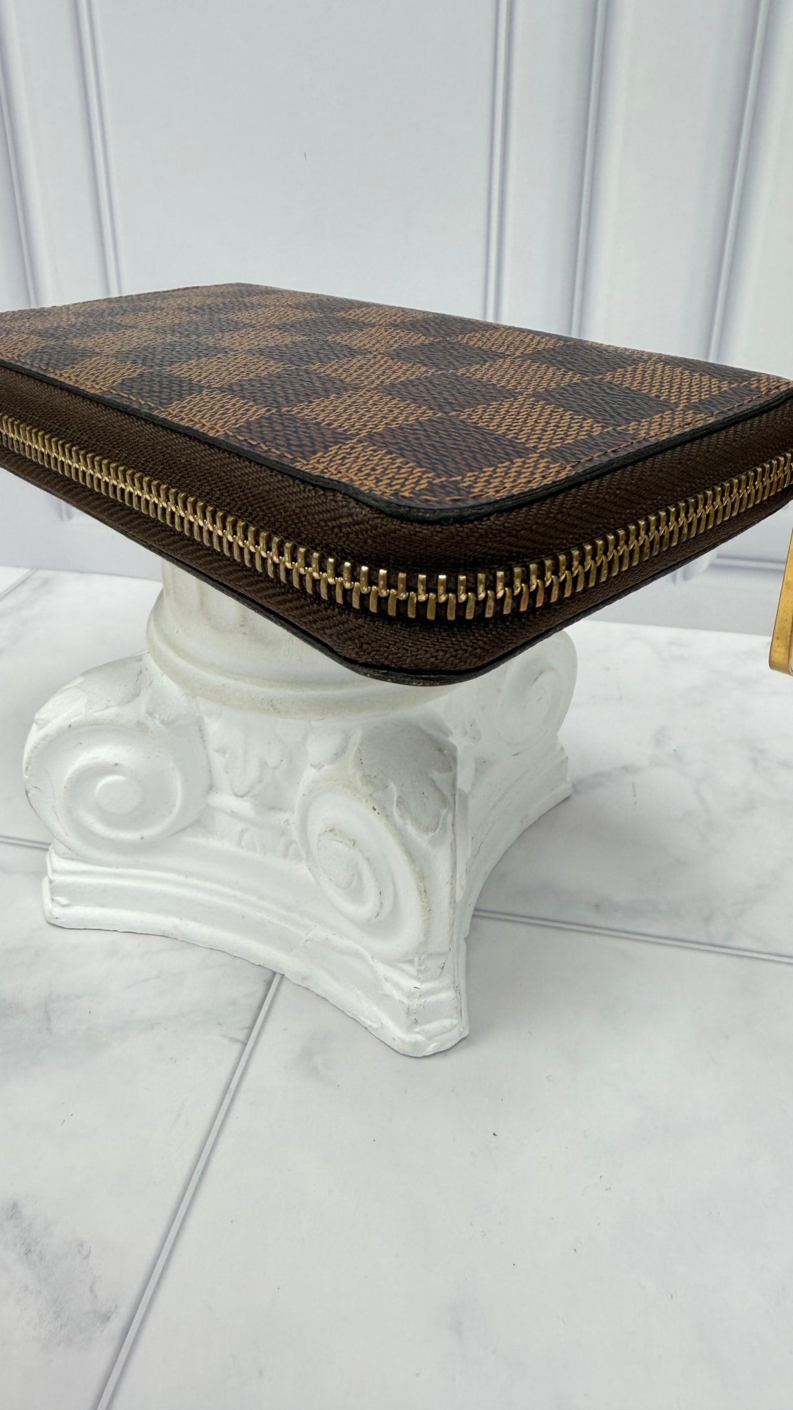 Louis Vuitton Damier Ebene Zippy Compact Wallet
