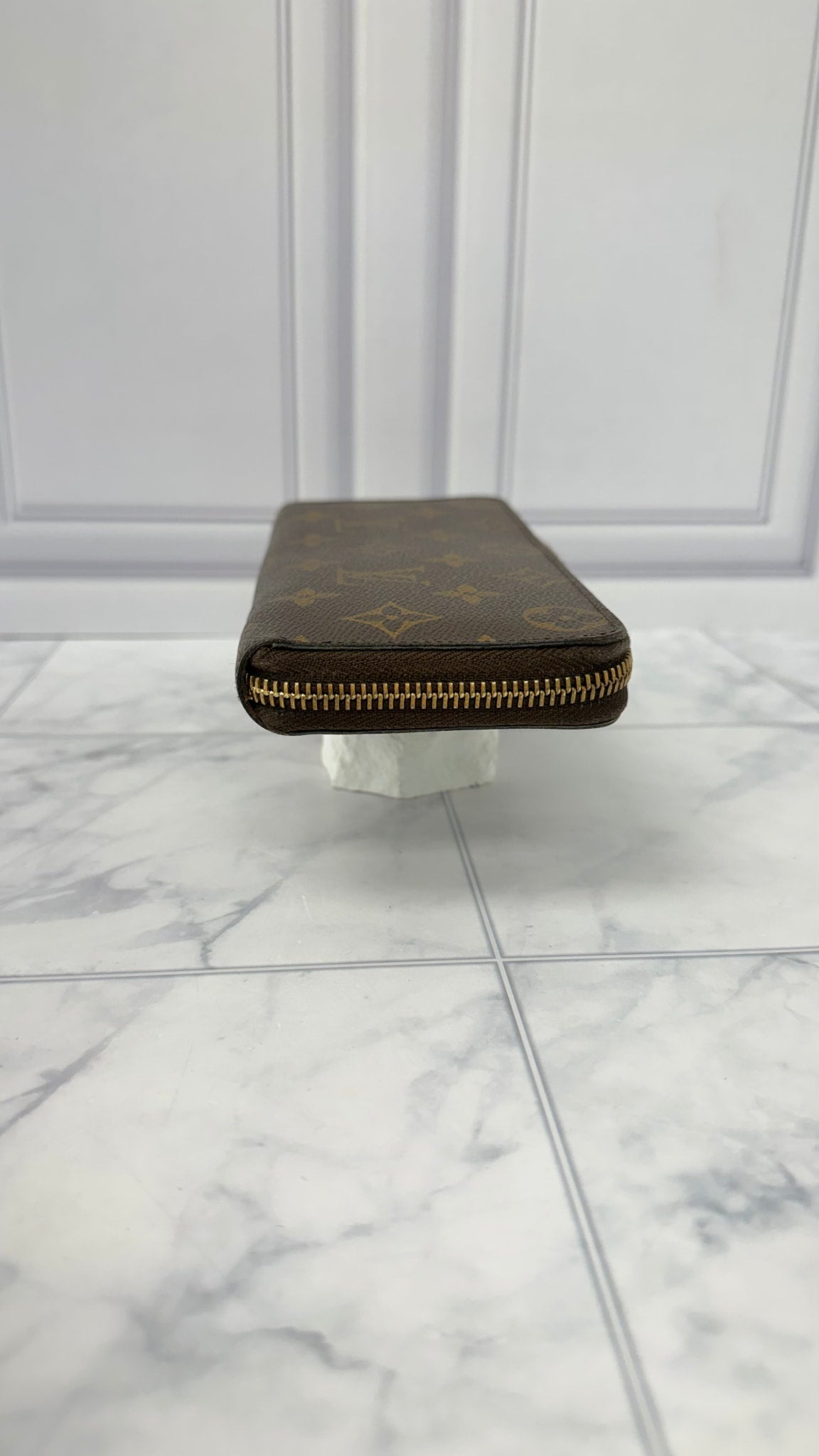 Louis Vuitton Orange Monogram Clemence Wallet