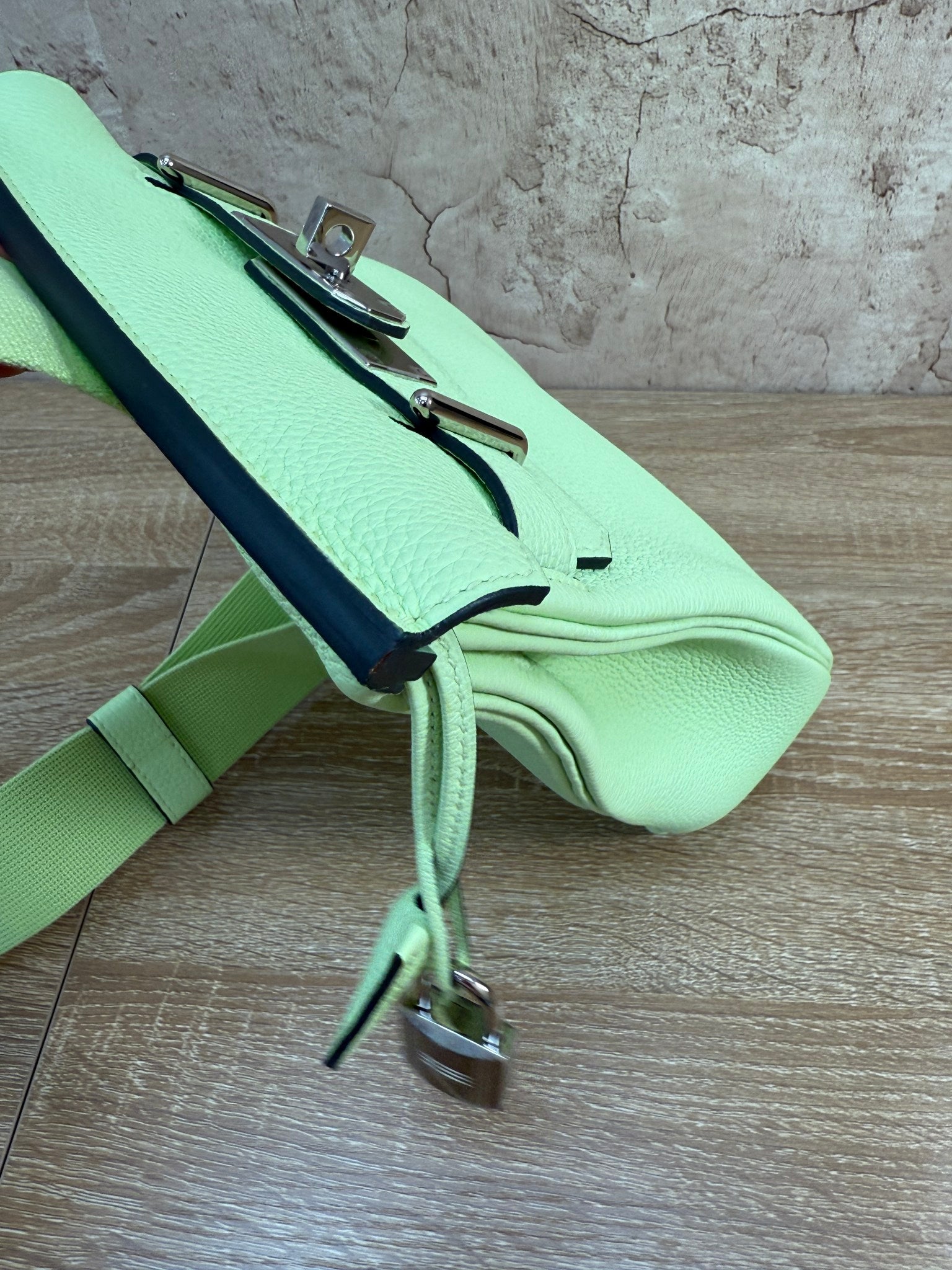 BRAND NEW- Hermes Vert Absinthe Togo Leather Hac A Dos PM Backpack