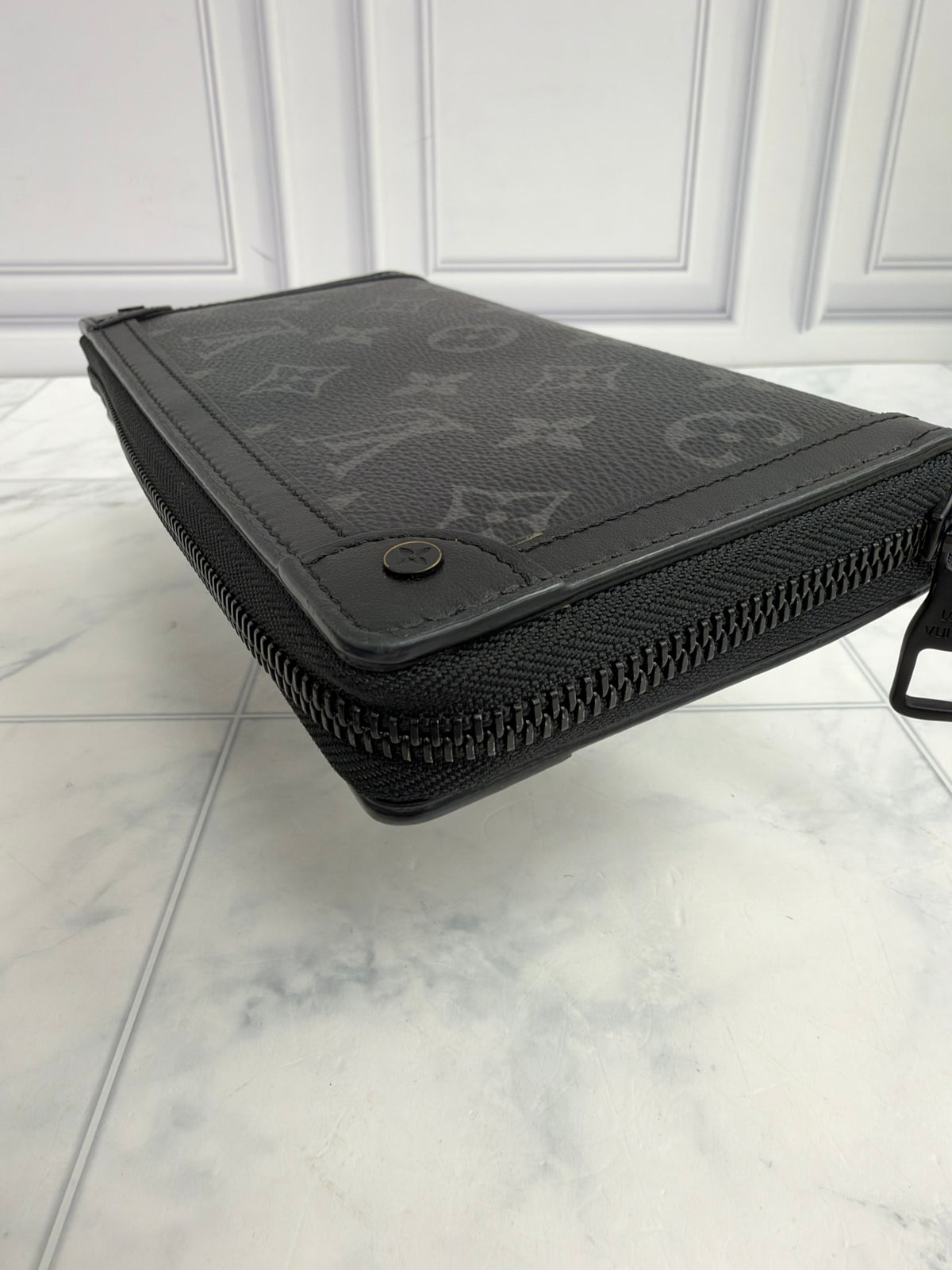 Louis Vuitton Monogram Eclipse Trunk Zippy Wallet 