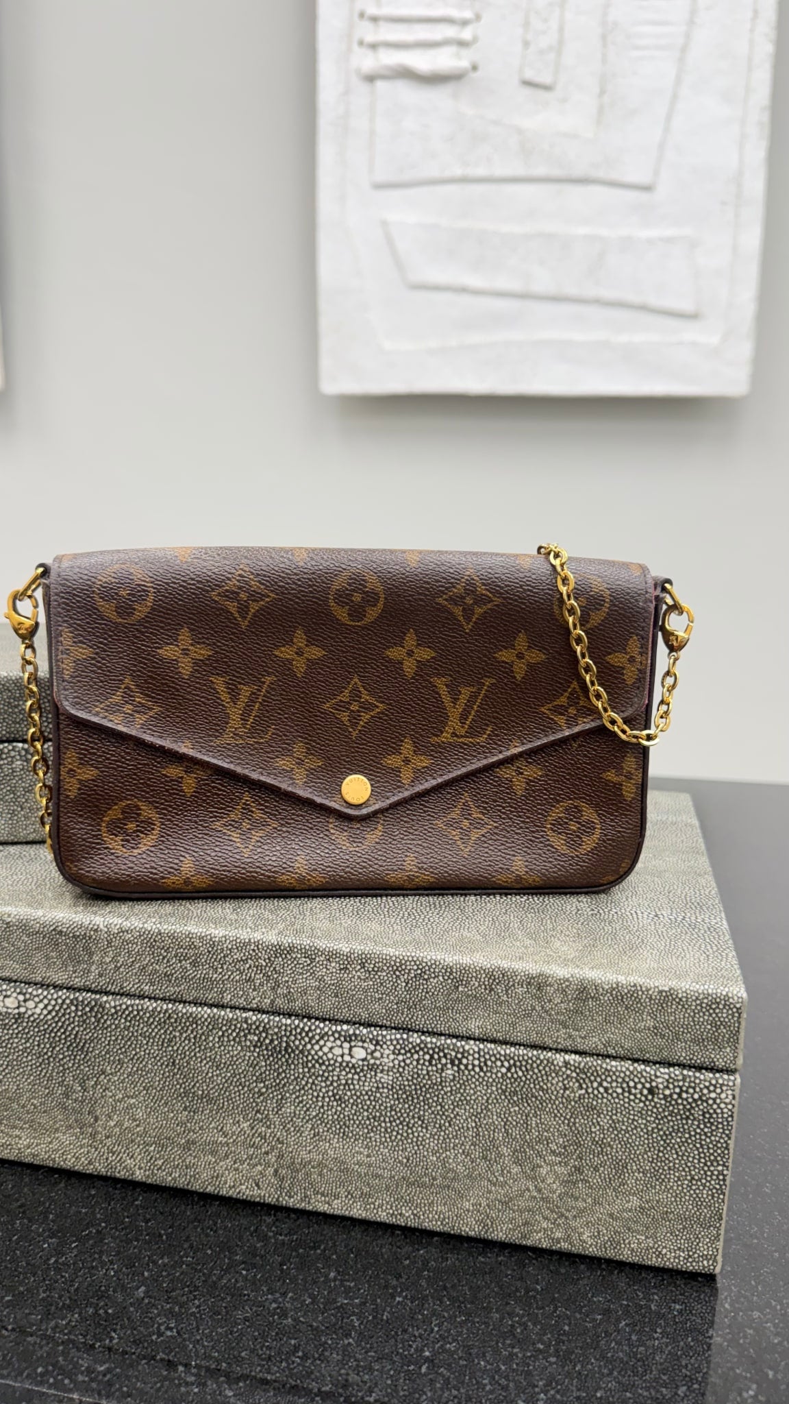 Louis Vuitton Monogram Pochette Felicie Crossbody Bag 