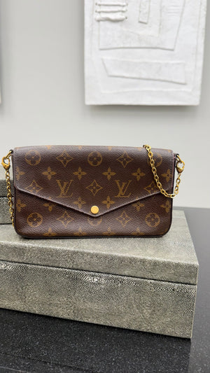 Louis Vuitton Monogram Pochette Felicie Crossbody Bag