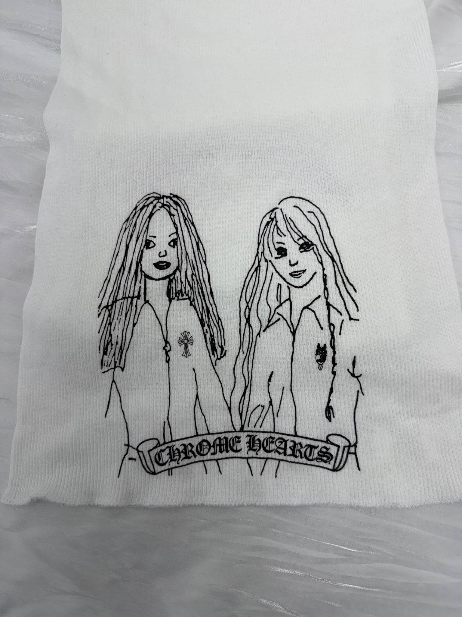 BRAND NEW- Chrome Hearts White Tank Top 