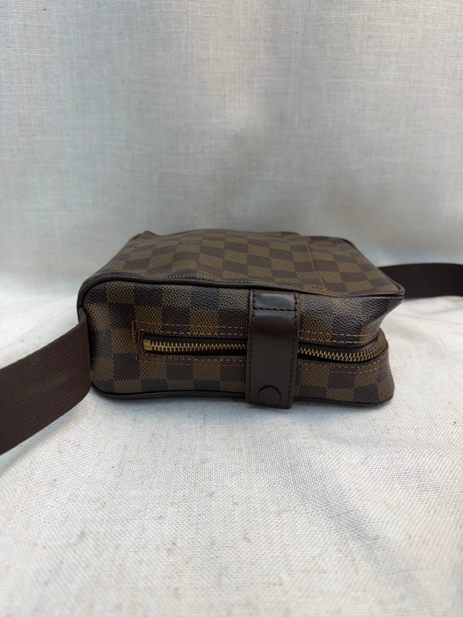 Louis Vuitton Damier Ebene Olva PM Messenger Bag