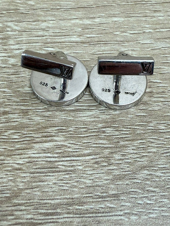 Louis Vuitton Damier Ebene Cuff Links