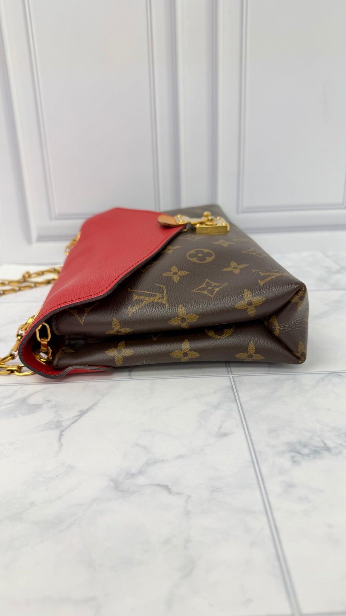 Louis Vuitton Monogram Pallas Chain Bag 