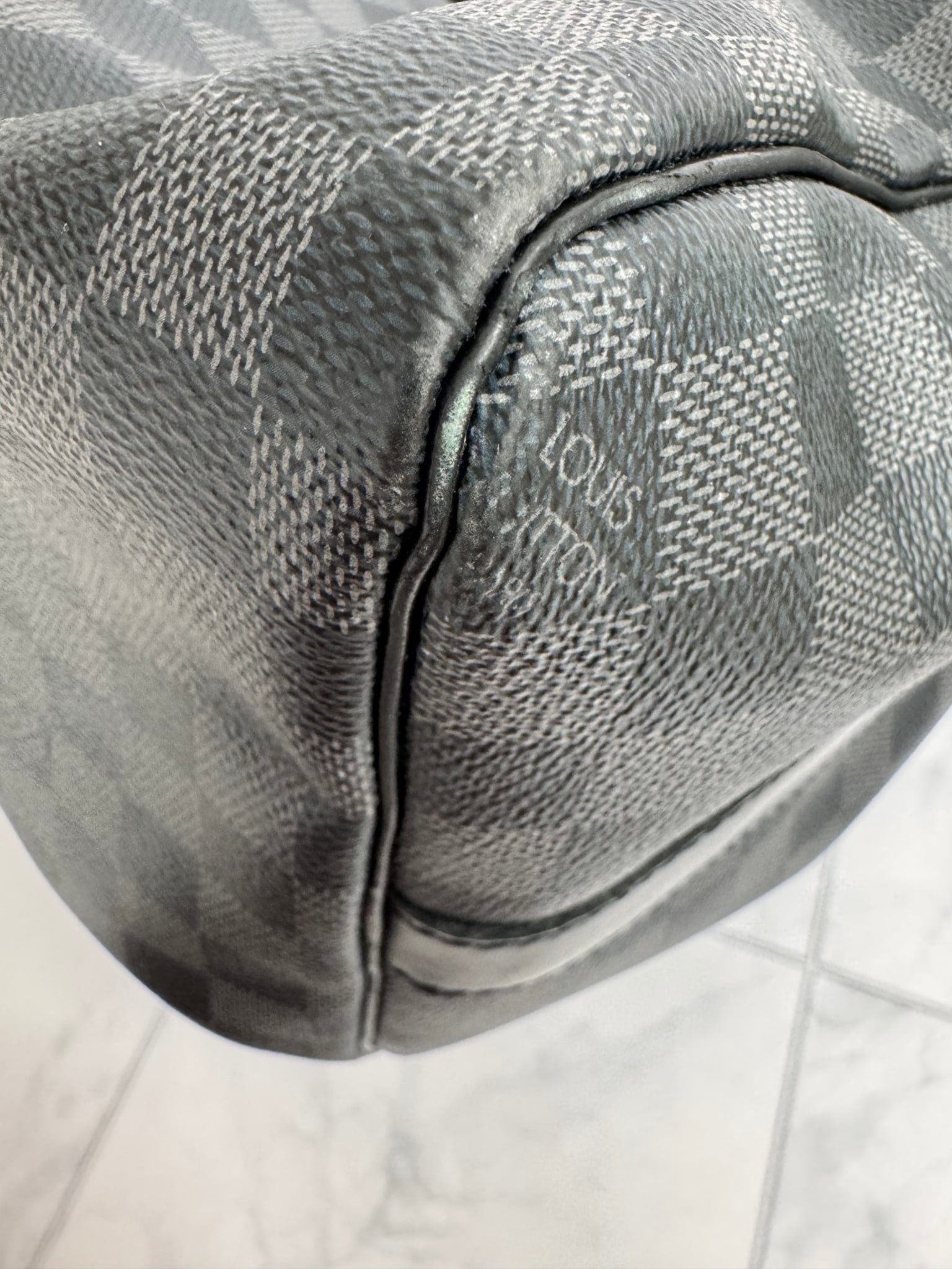 Louis Vuitton Damier Graphite Keepall Bandouliere 45