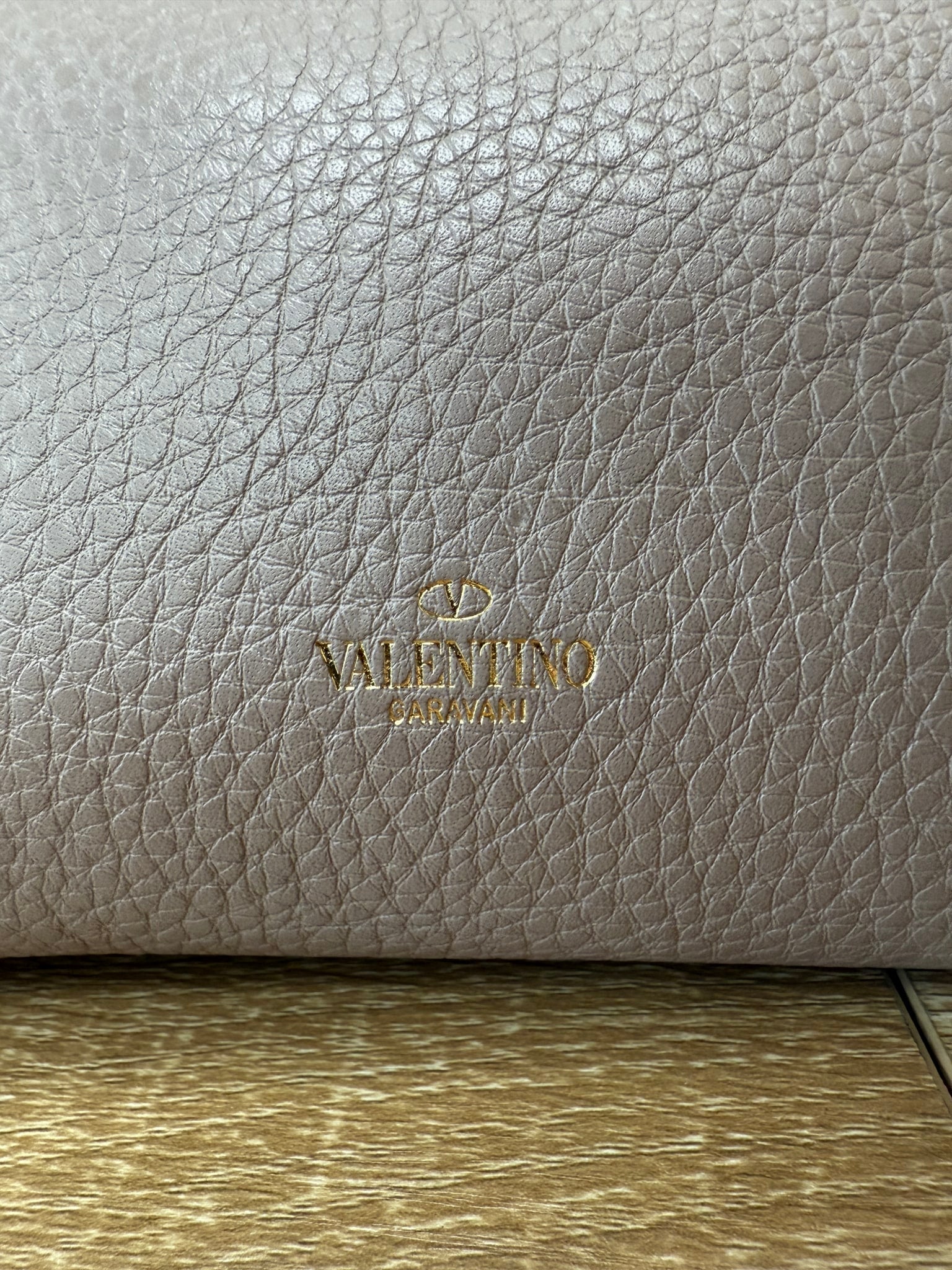 Valentino Dusty Rose Rockstud Two Pocket Crossbody