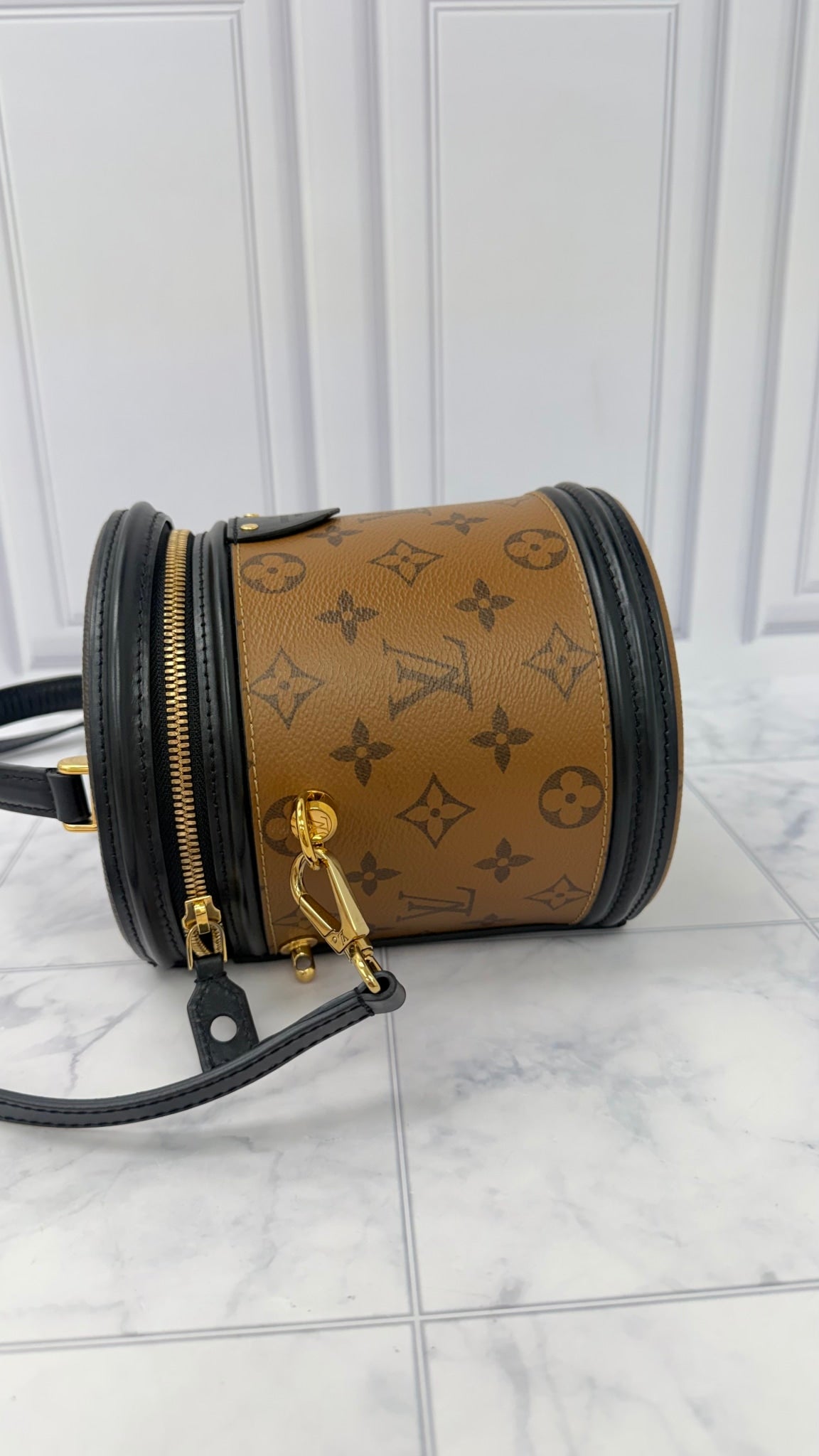  Louis Vuitton Reverse Monogram Cannes Vanity Bag Crossbody Bag 