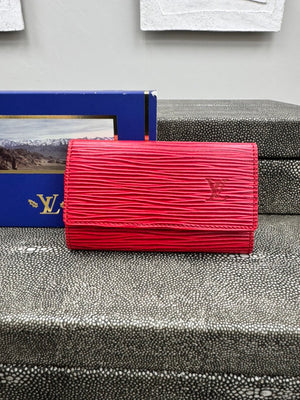 Louis Vuitton Red Epi Key Case