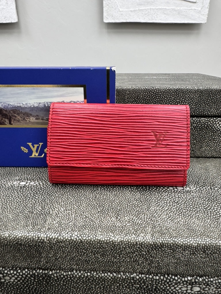 Louis Vuitton Red Epi Key Case 