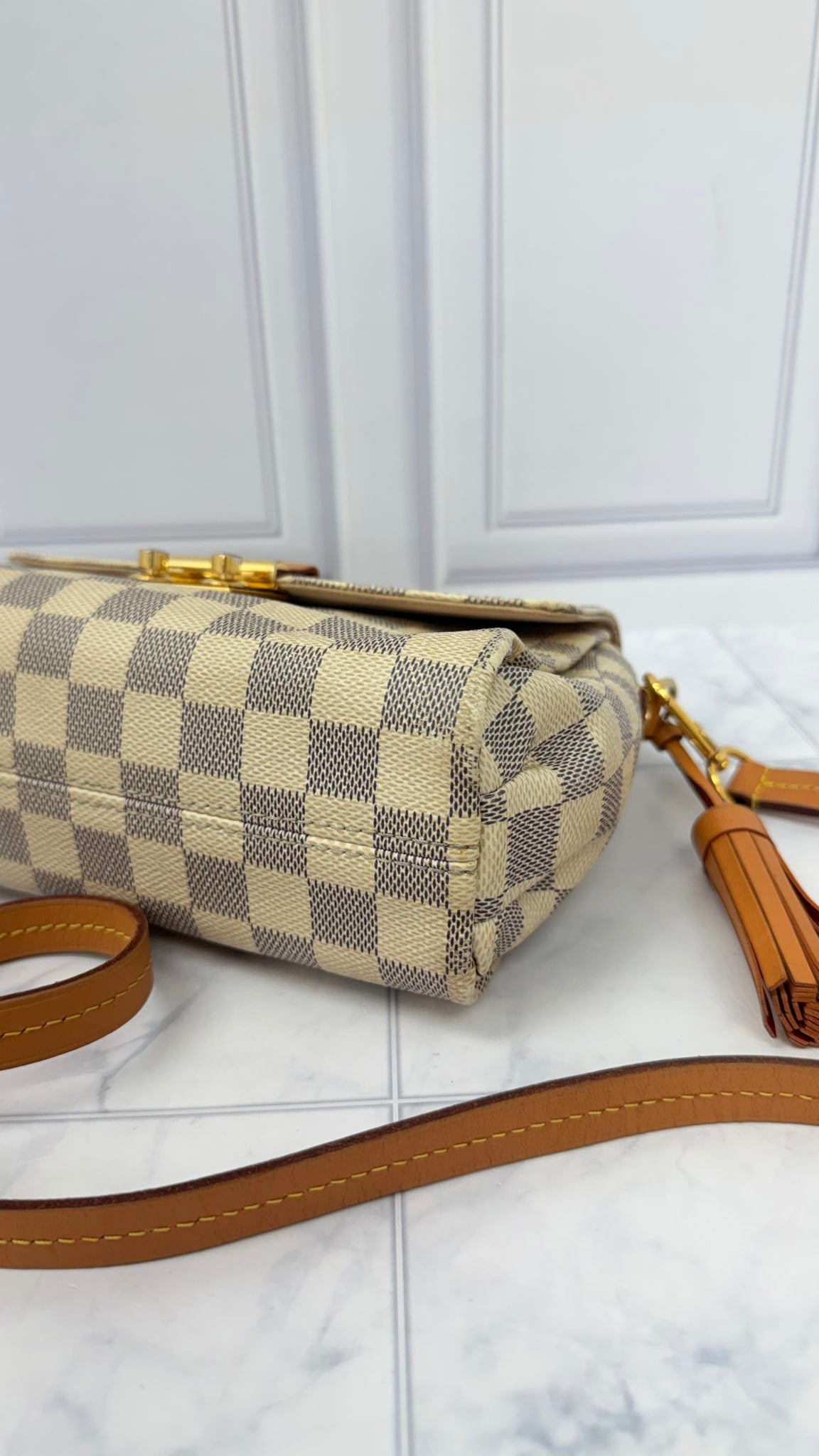Louis Vuitton Damier Azur Croisette 2Way Bag 