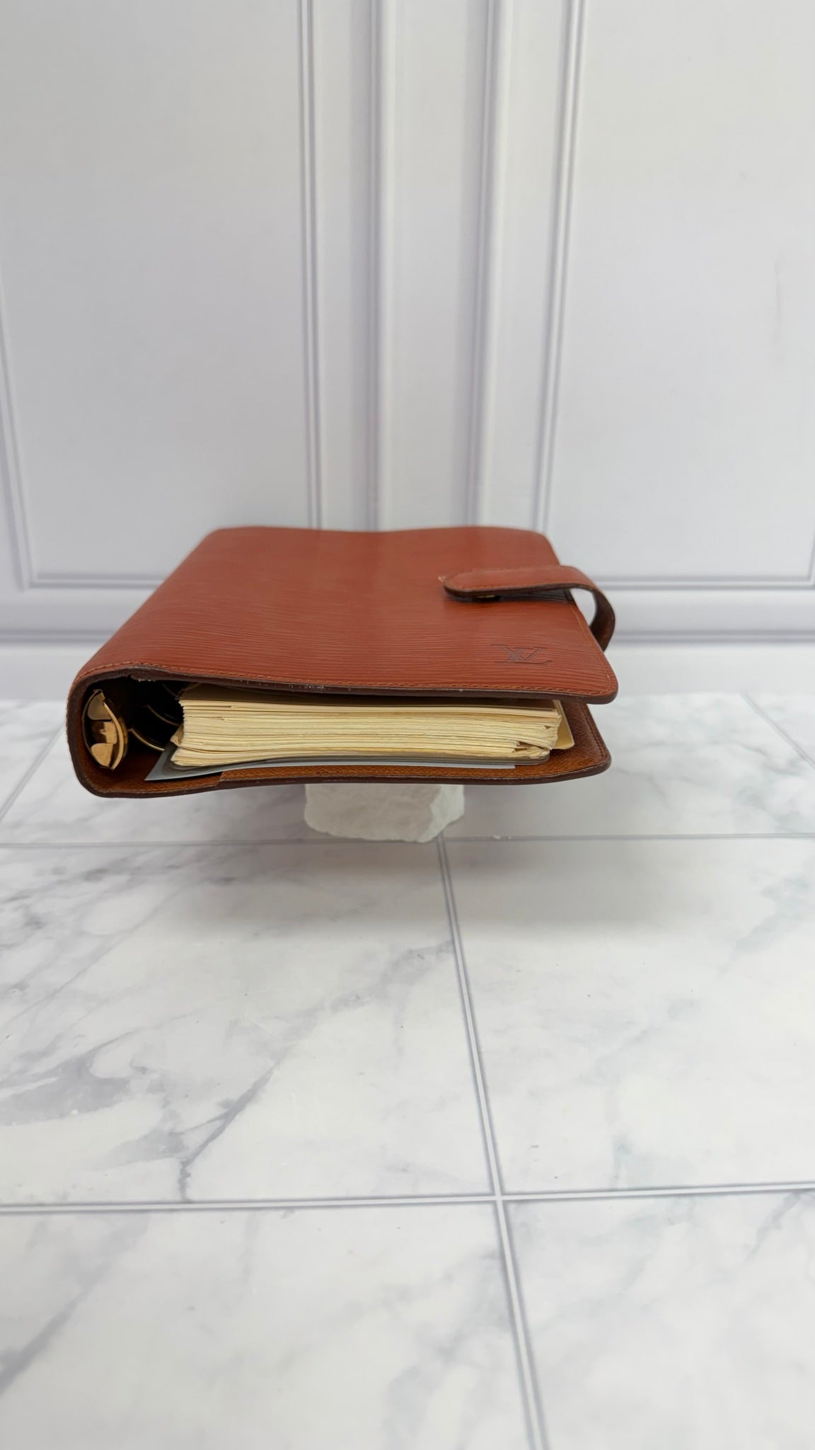 Louis Vuitton Brown Epi Leather MM Agenda Cover 