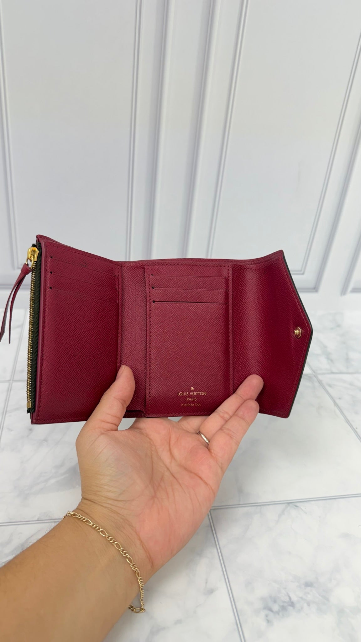 Louis Vuitton Monogram Purple Victorine Compact Wallet 