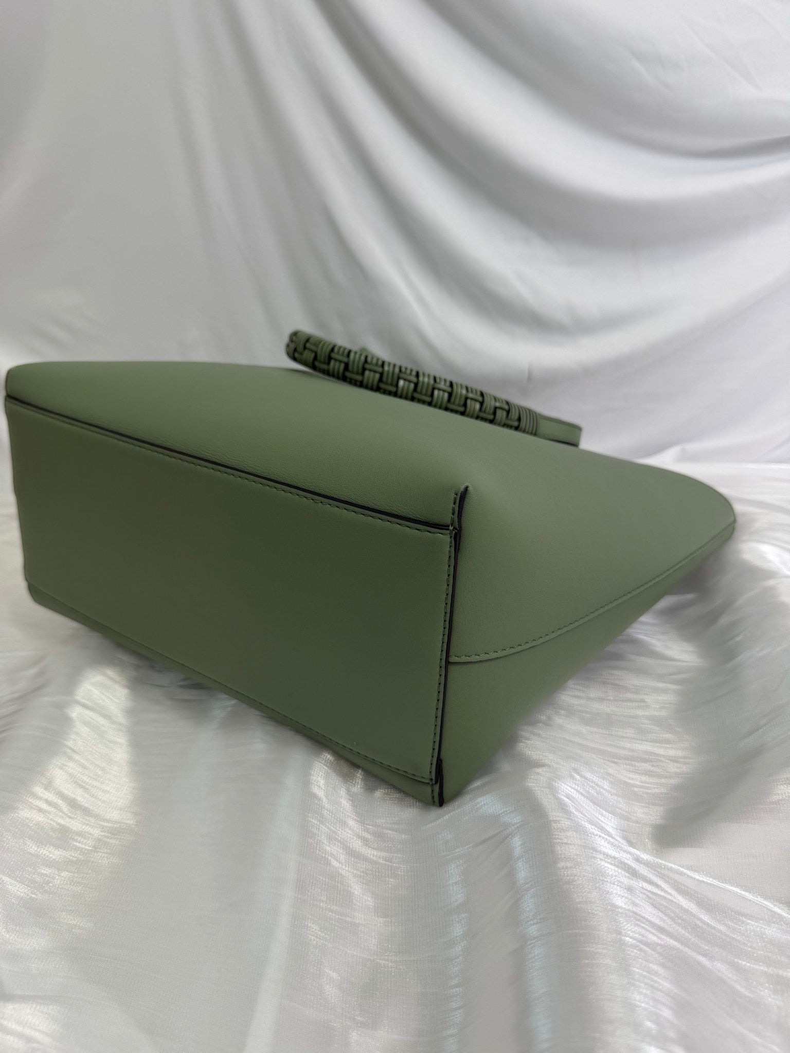 Loewe Eucalyptus Green Leather Anagram Tote Bag