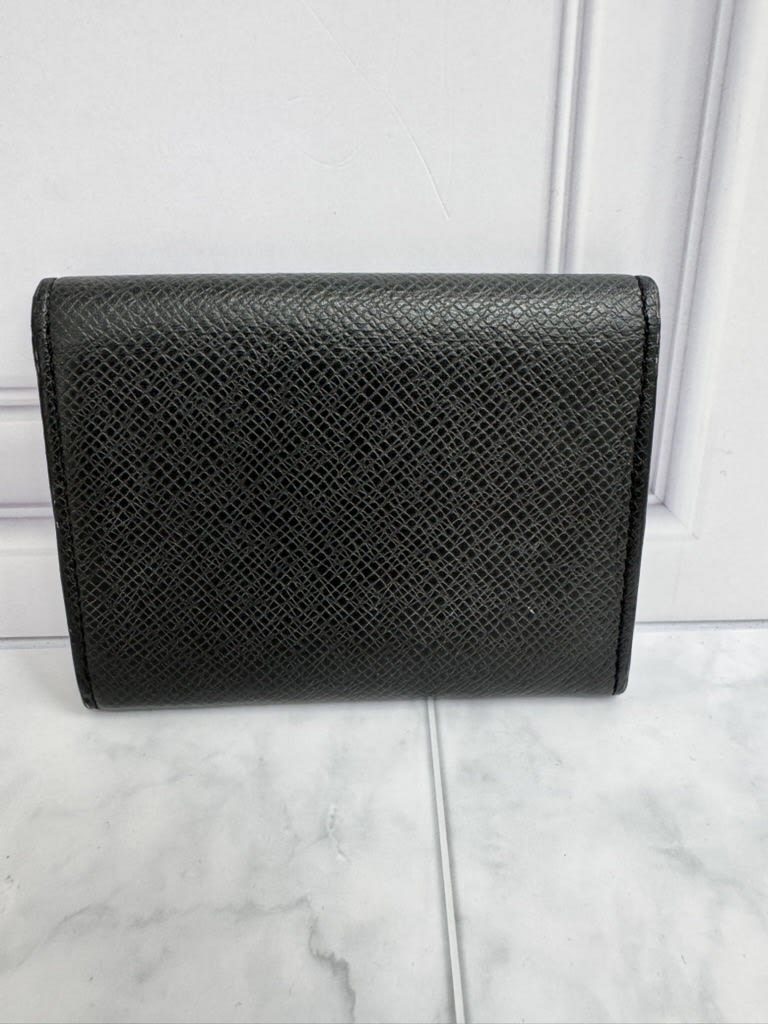 Louis Vuitton Black Taiga Leather Business Card Holder